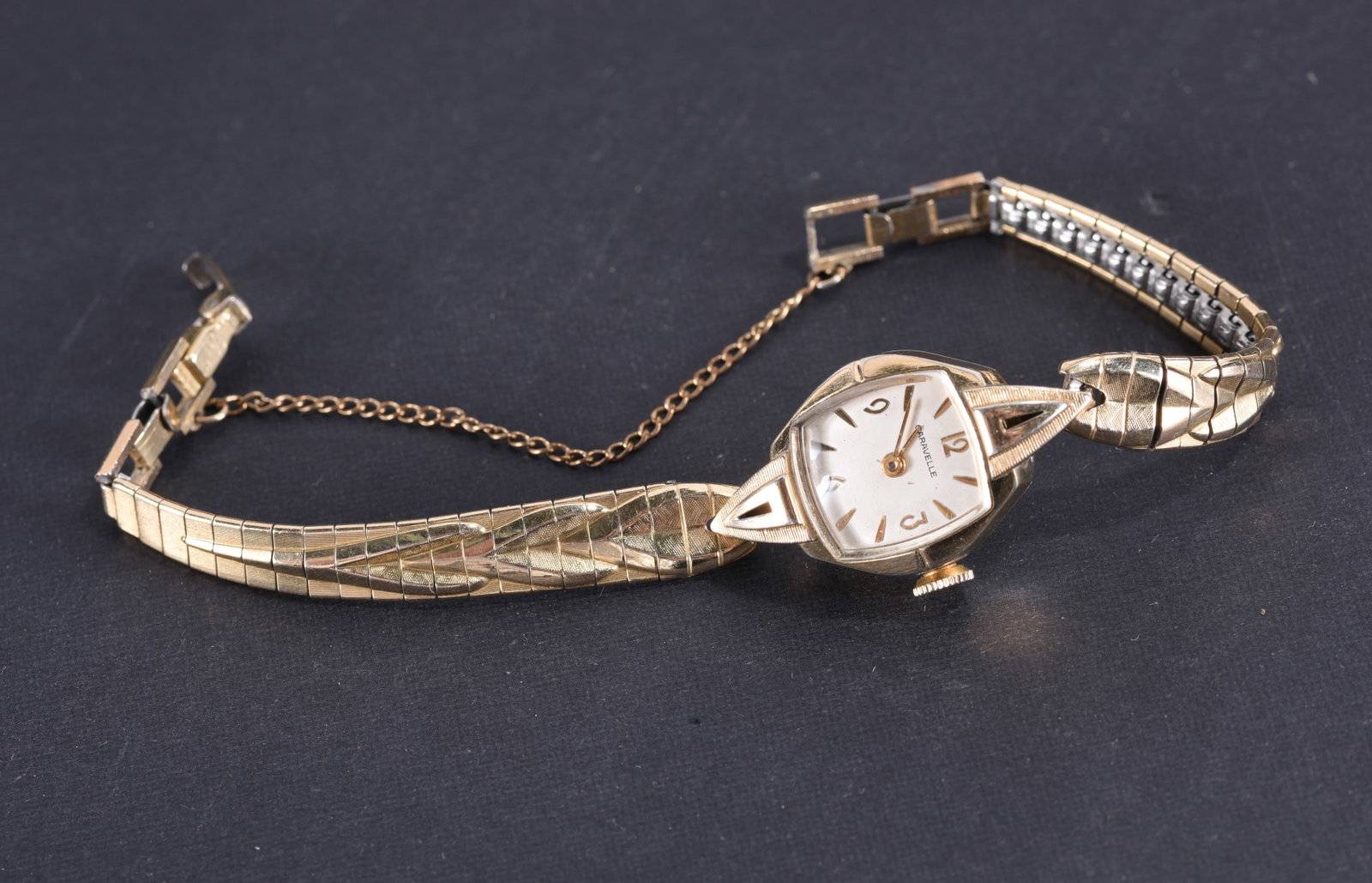 Caravelle gold color ladies watch 10k Gold Fill band.: Caravelle gold color ladies watch 10k Gold Fill band.