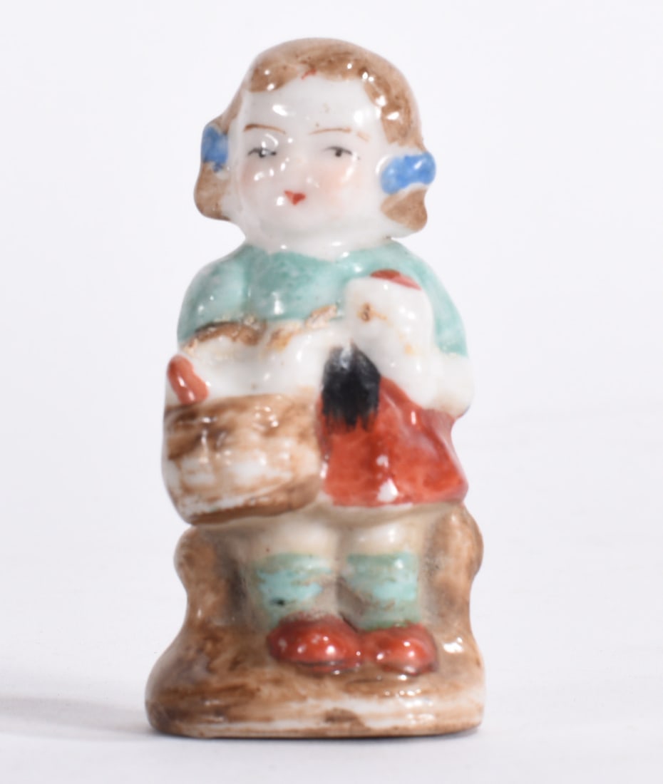 Girl with Basket Figurine (1 of 2)