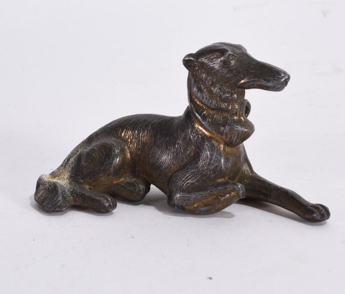Bronze Finish Greyhound Figurine (1 of 2)