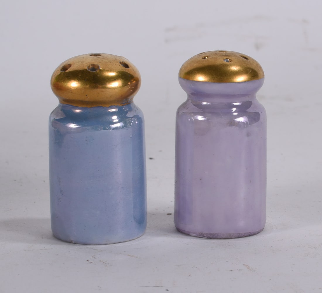 Pastel Porcelain Salt and Pepper Shakers (1 of 2)
