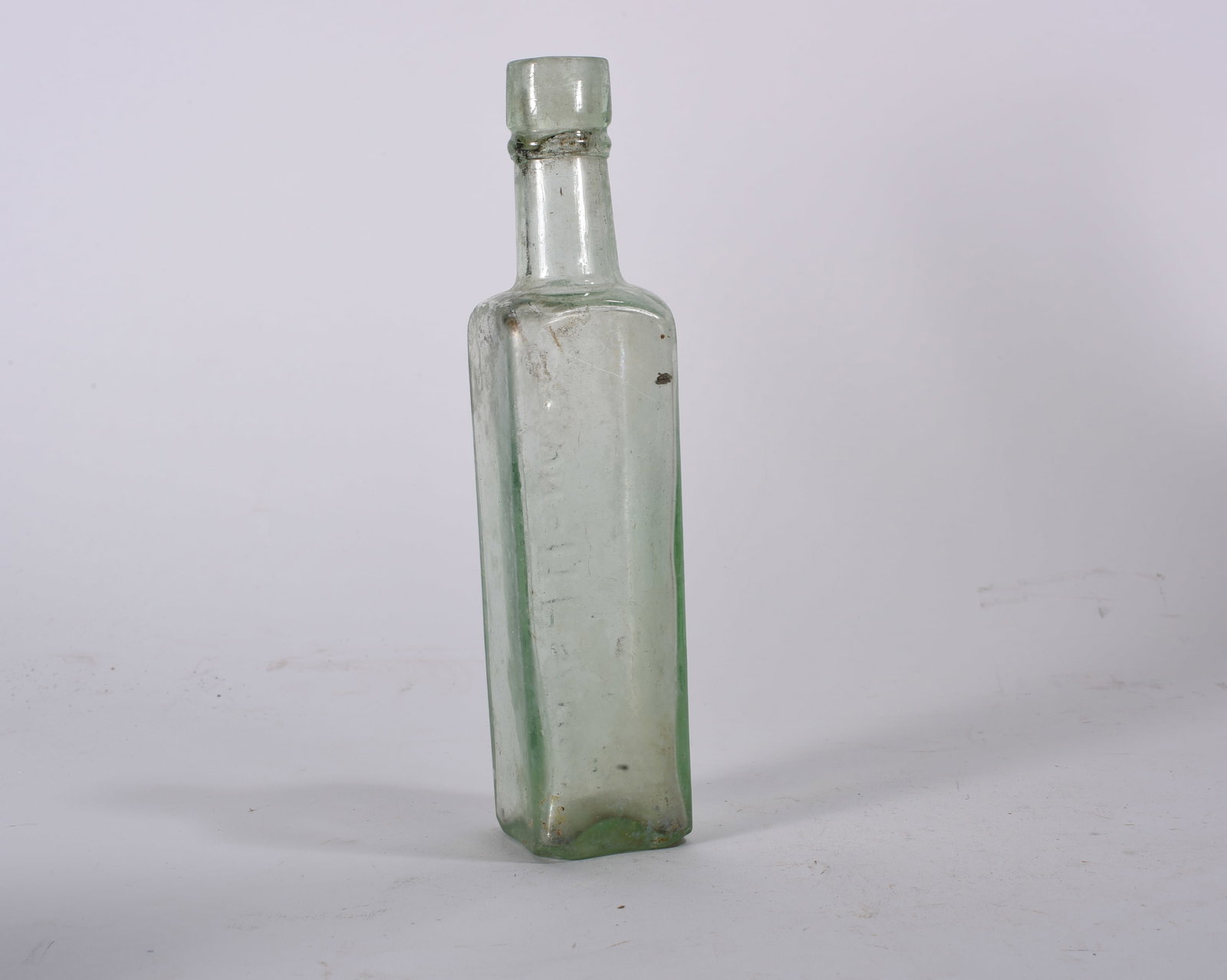 Aqua Rectangular Apothecary Bottle - 2