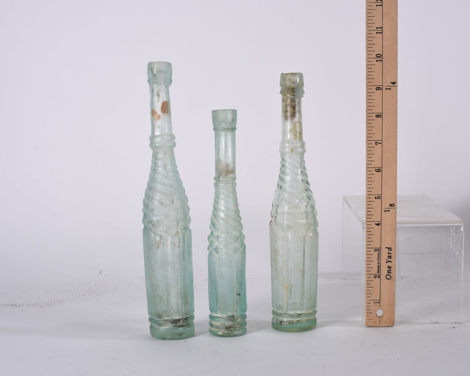 Assorted Iridescent Decorative Bottles - 2