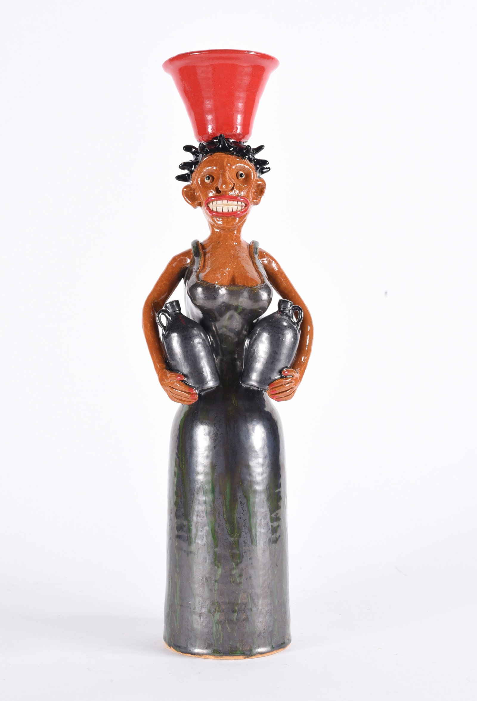 Marvin Bailey Folk Pottery Statue (1 of 4)