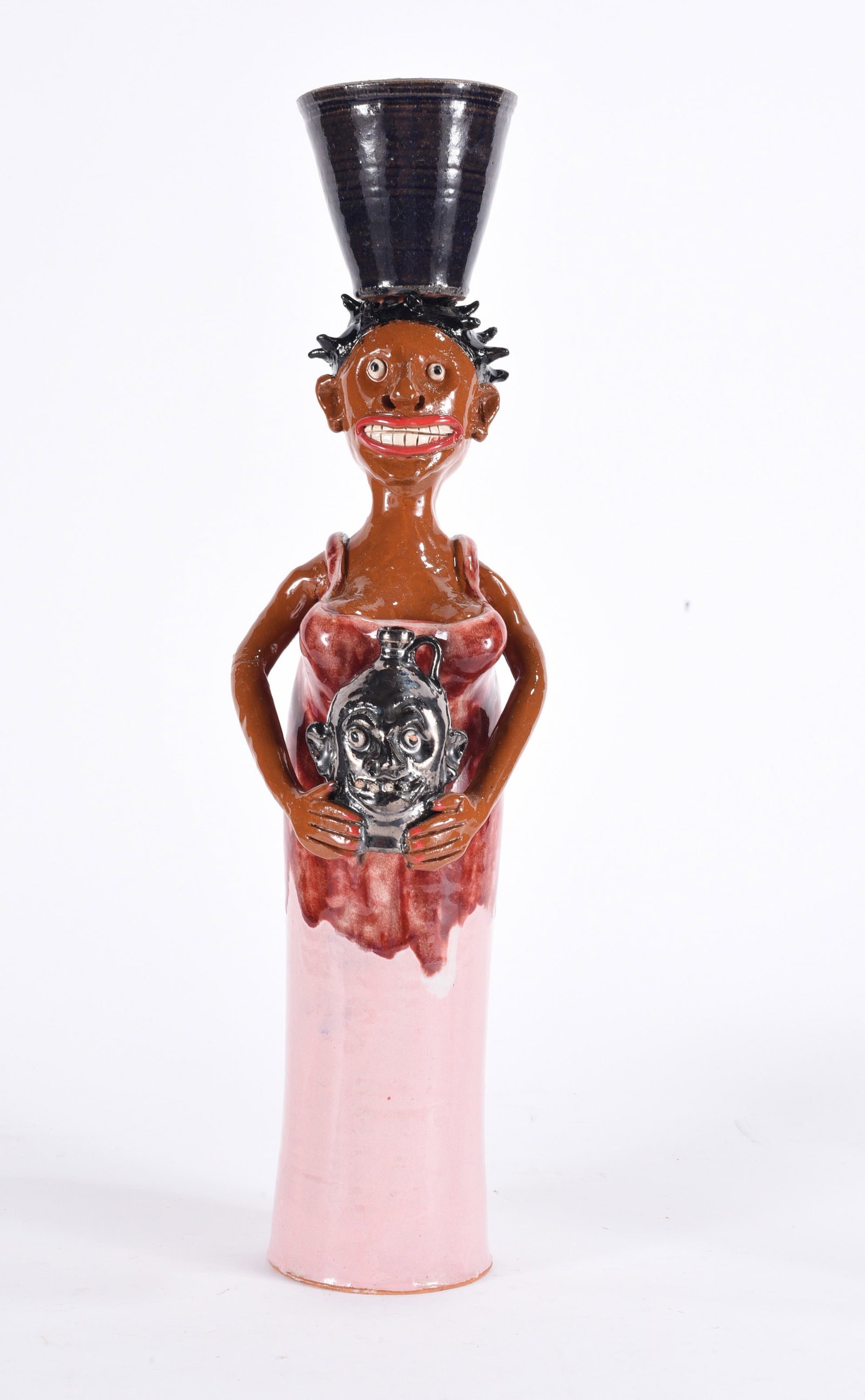 Marvin Bailey Folk Pottery Statue (1 of 4)