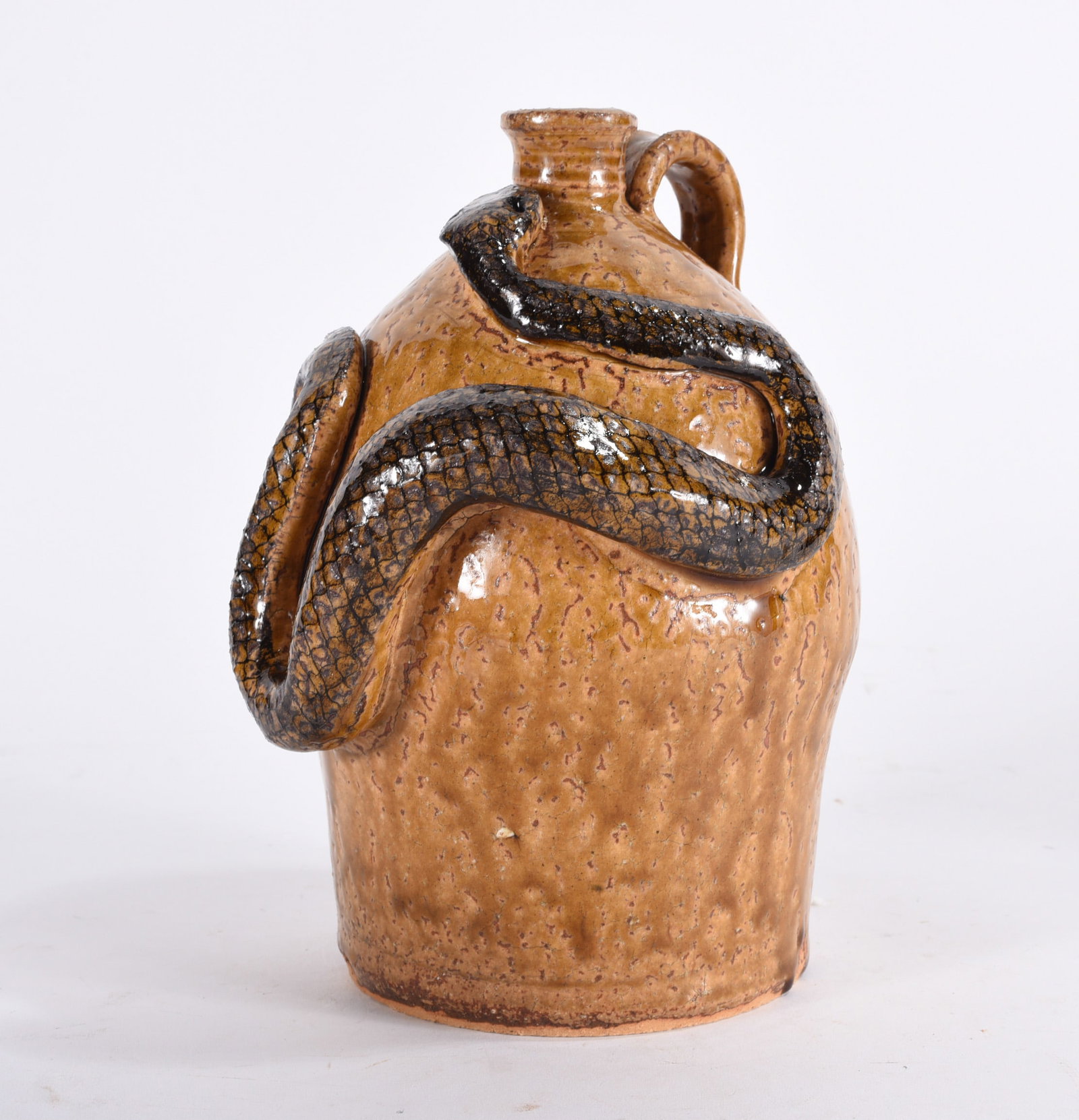 Marvin Bailey Snake Jug: Marvin Bailey Snake Jug 8"