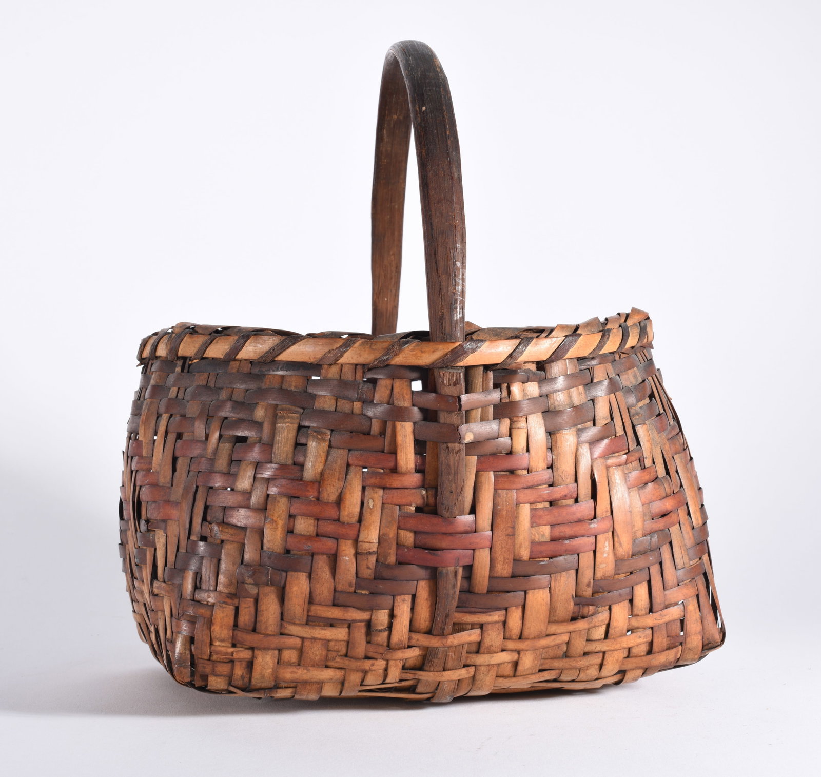 Antique Cherokee Rivercane Basket (1 of 7)