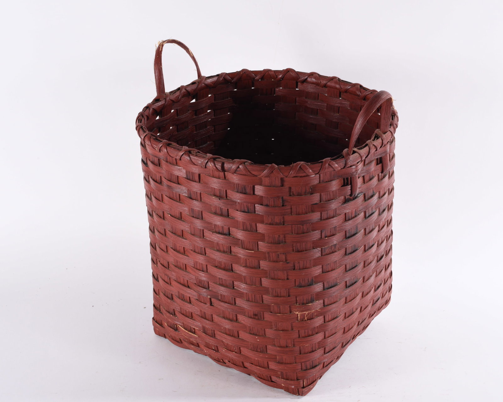 Red Painted Basket - 2