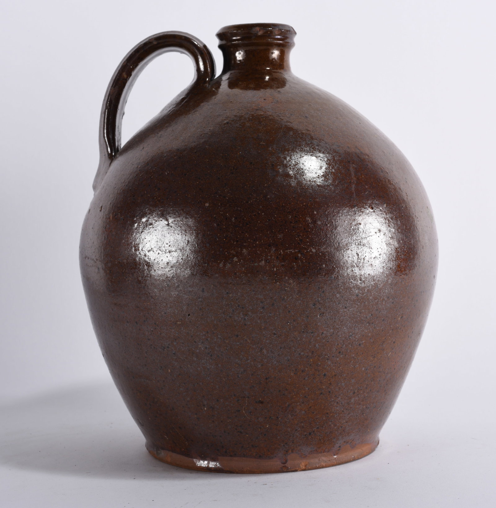 Southern Redware Jug ca. 1790 (1 of 3)