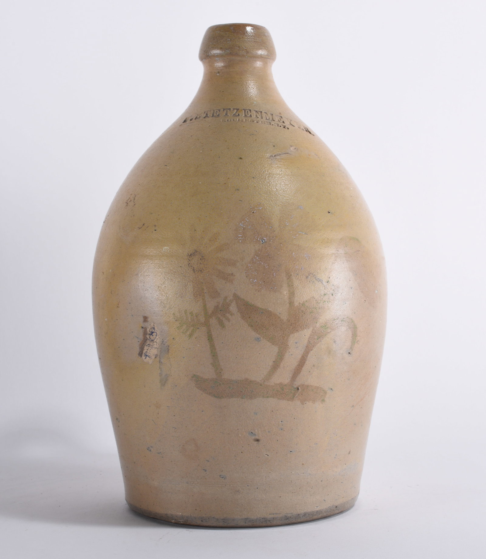 ES Stetzenmeyer Rockchester NY Stoneware Jug (1 of 3)