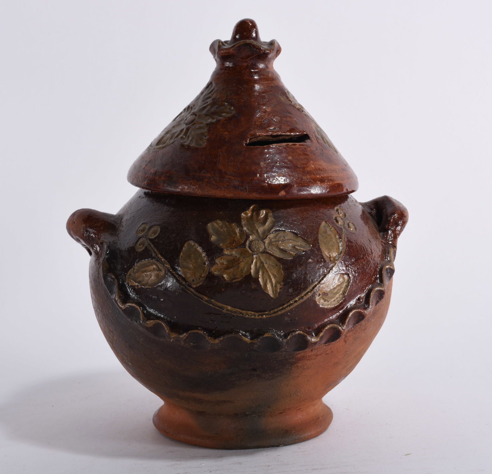 PA Redware Bank ca. 1880 (1 of 3)