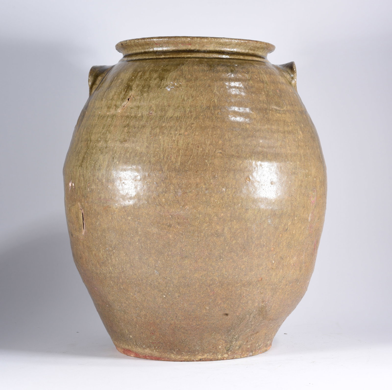 Catawba Valley Ovoid Storage Jar ca. 1860 (1 of 6)