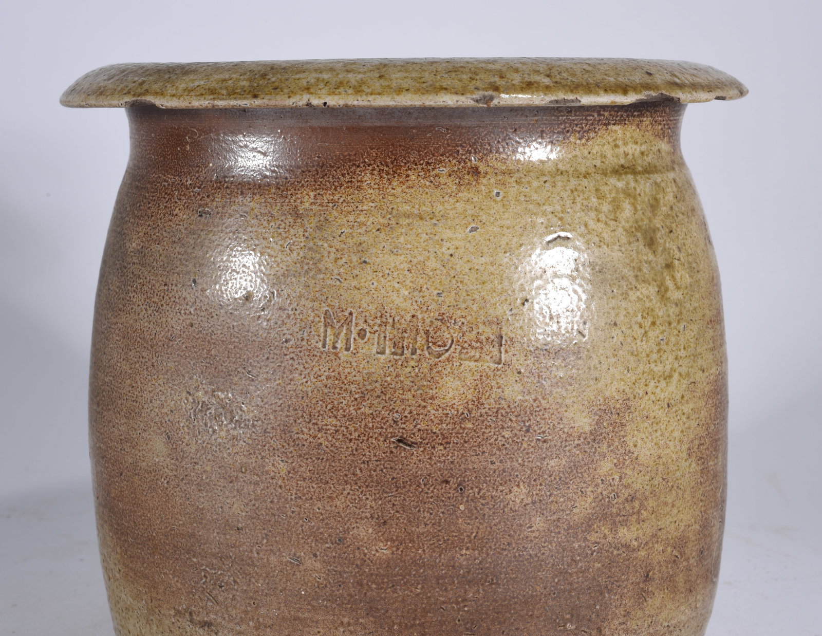 Rare Stamped North Carolina Jar ca. 1870 (1 of 6)