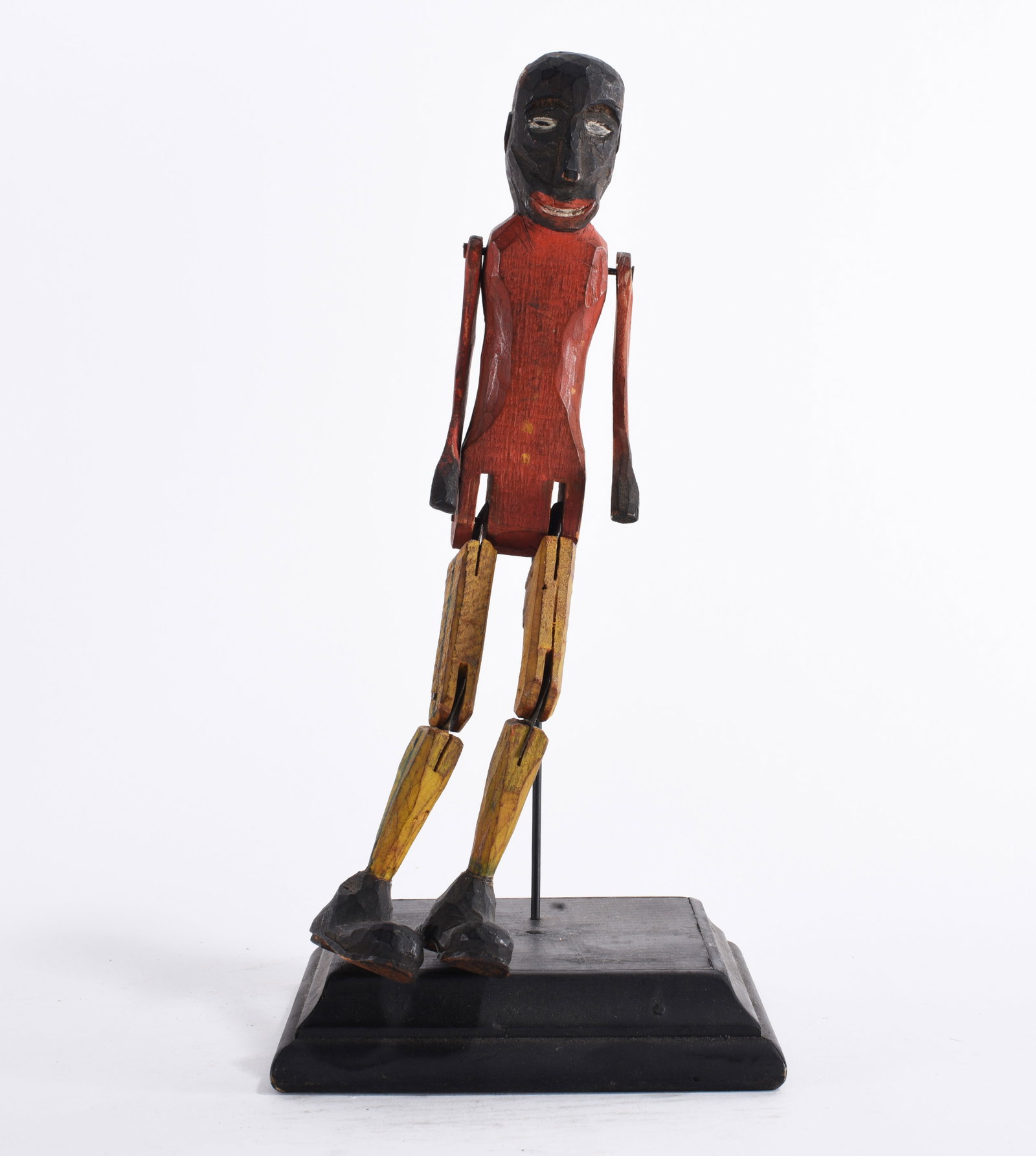Folk Art Dancing Figure on Base (1 of 3)