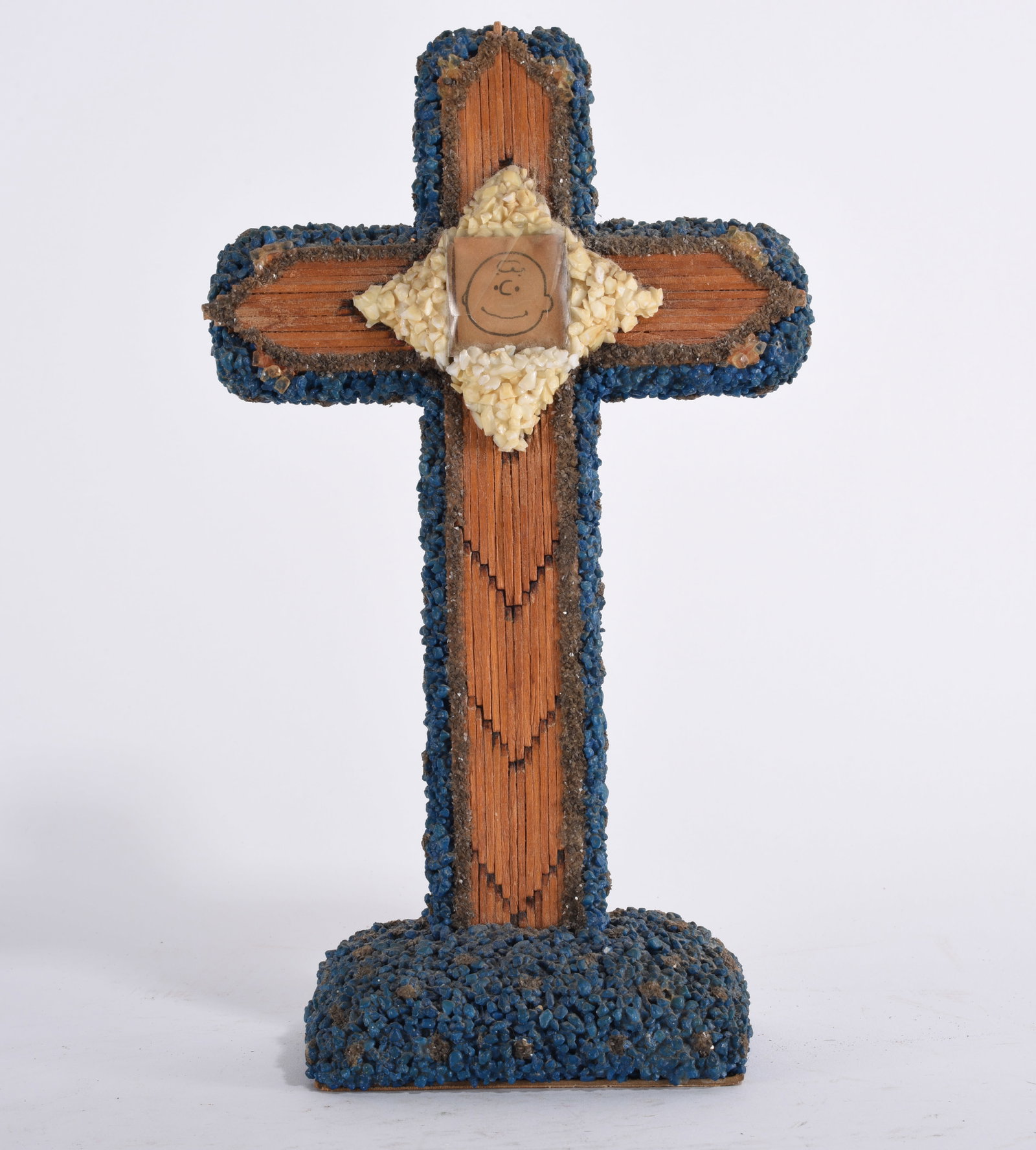 Folk Art Matchstick Cross African American (1 of 3)