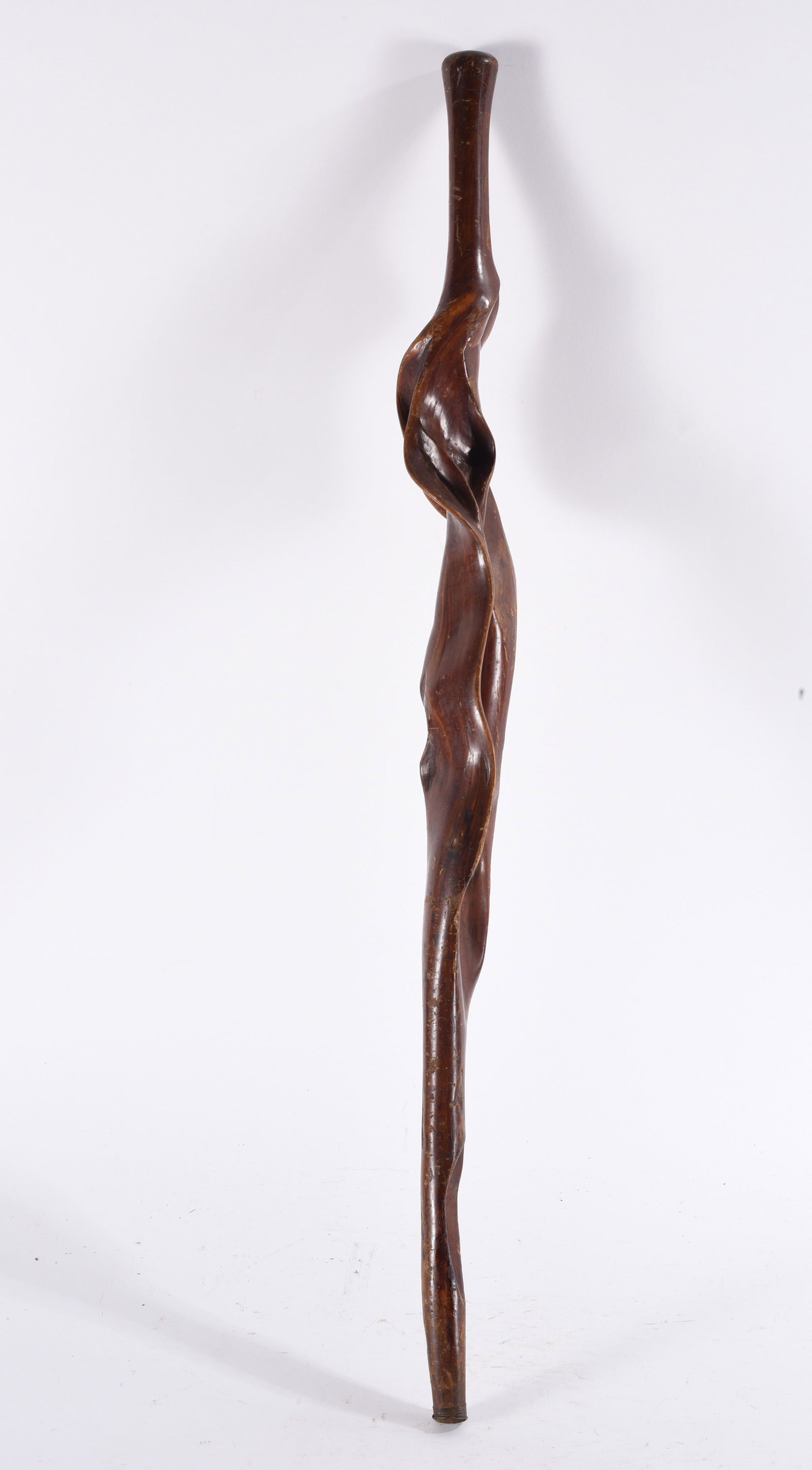 Folk Art Carved Walking Stick (1 of 3)