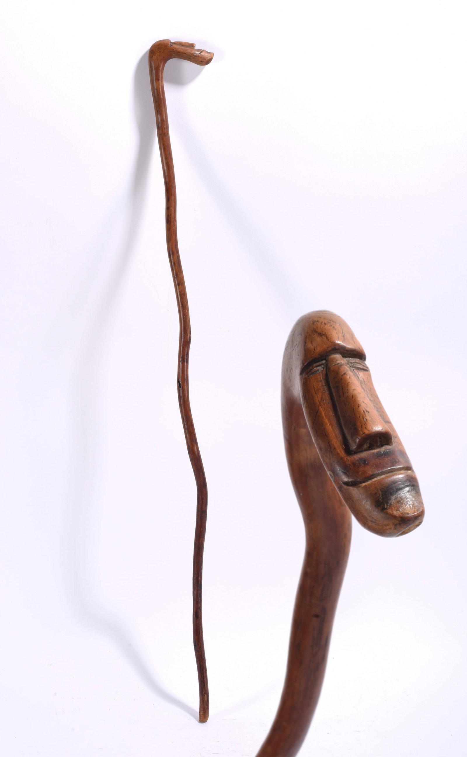 Outstanding Folk Art Carved Cane (1 of 3)