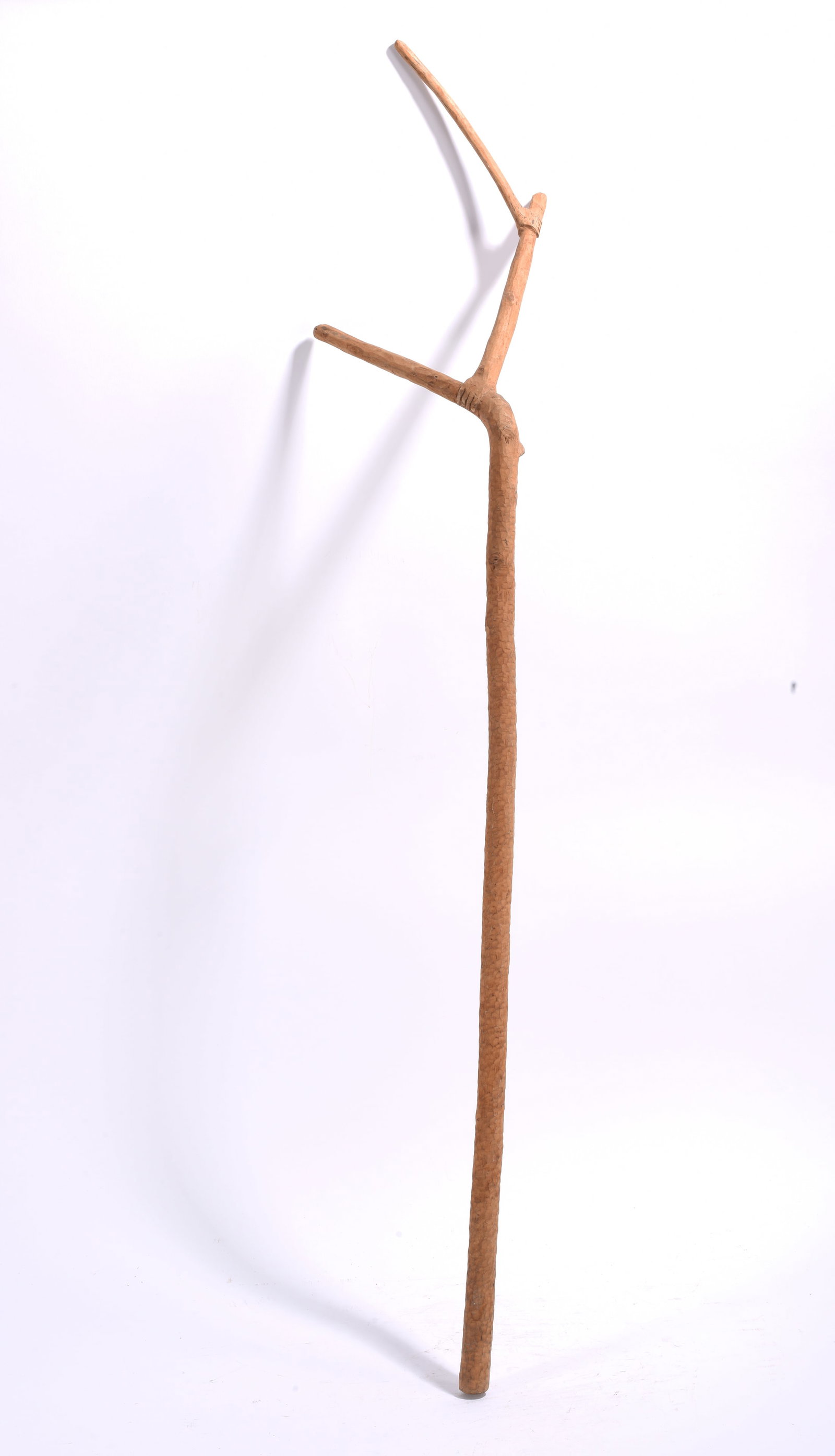 Folk Art Carved Hand Cane (1 of 3)