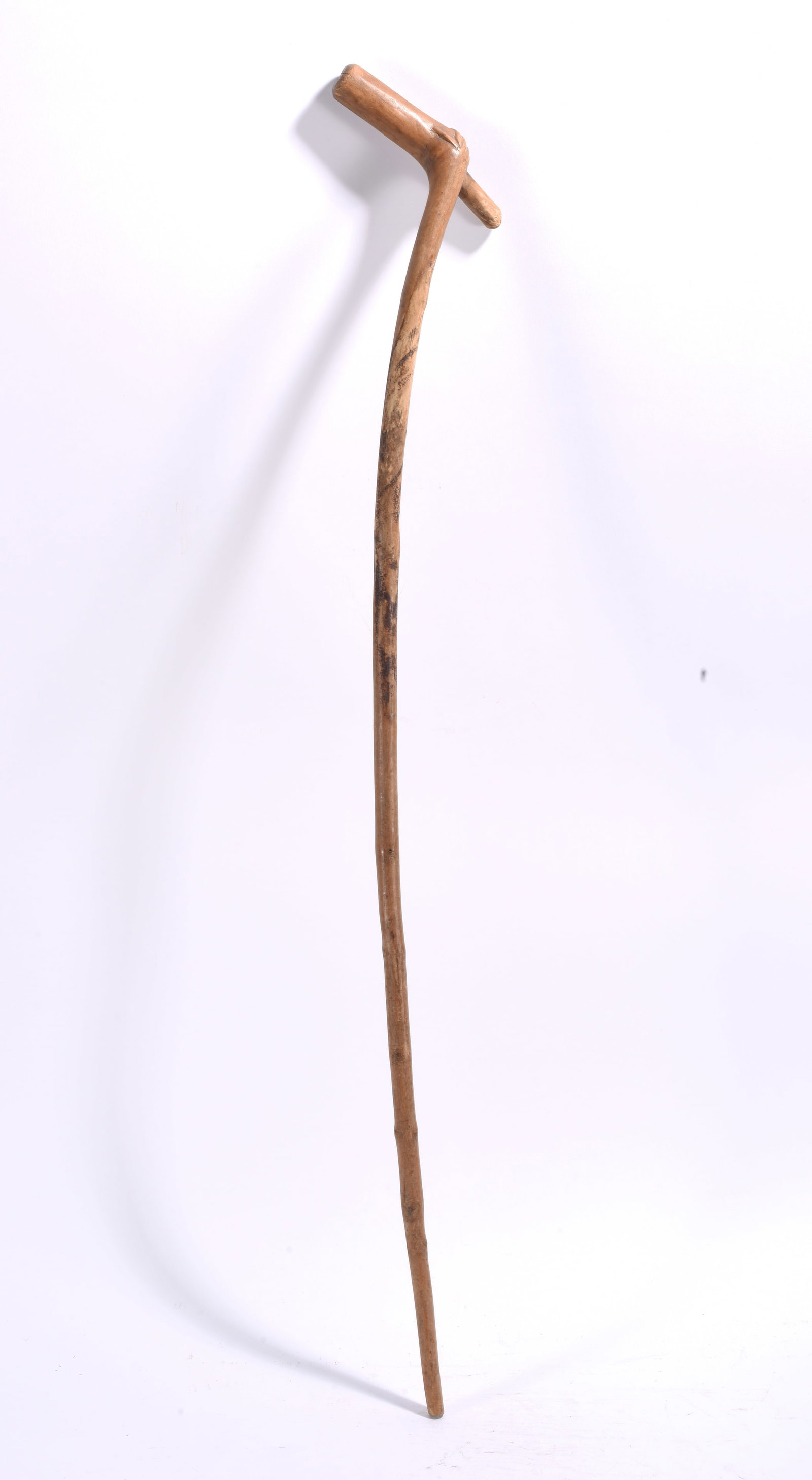 Folk Art Carved Hand Cane (1 of 3)