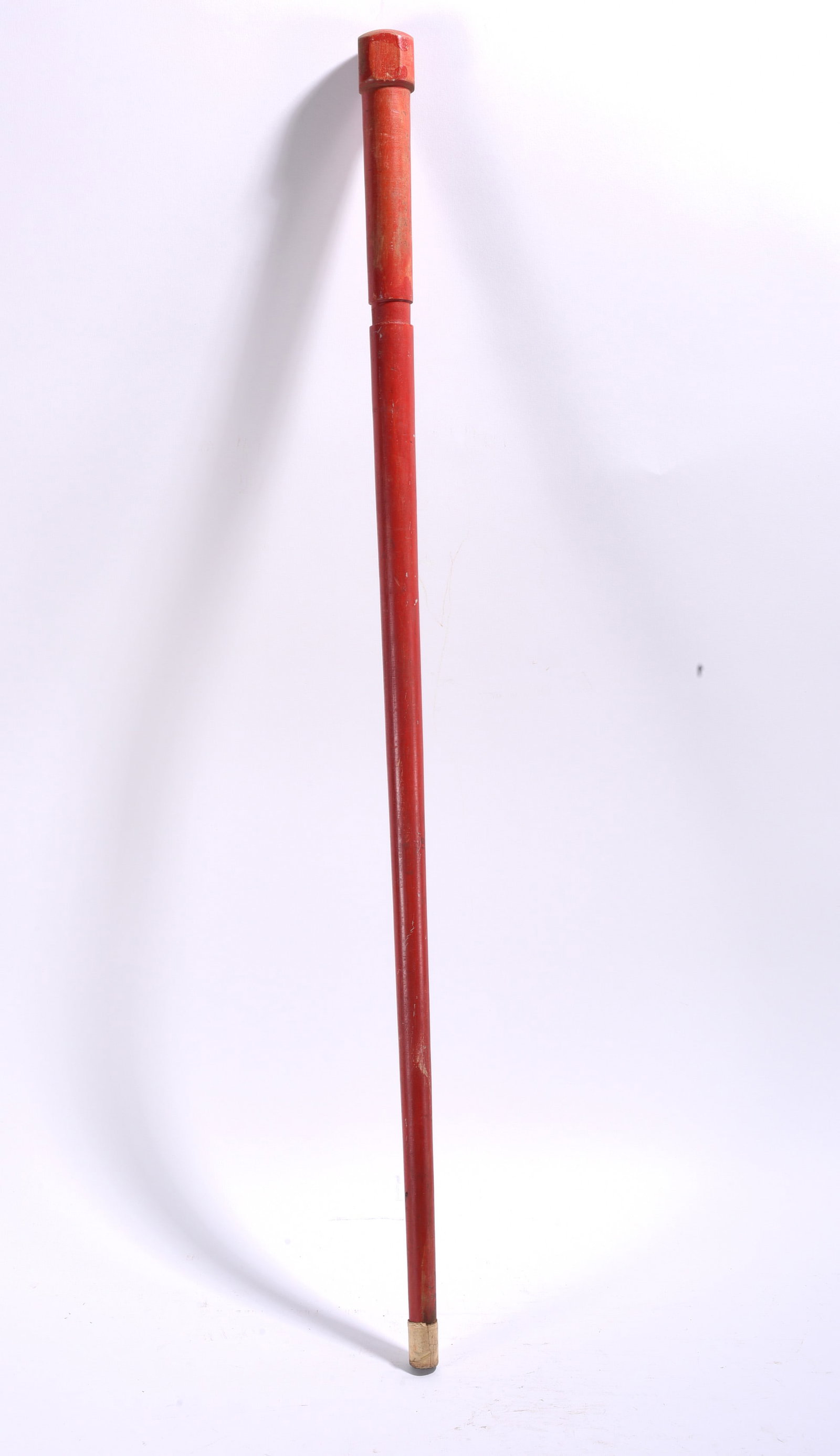 Painted Carved Walking Stick ca. 1900 (1 of 2)