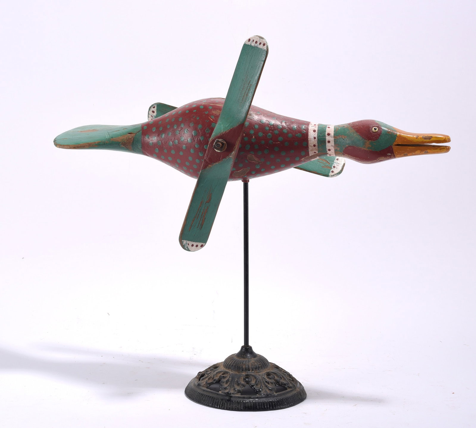 Folk Art Carved and Painted Whirligig (1 of 4)