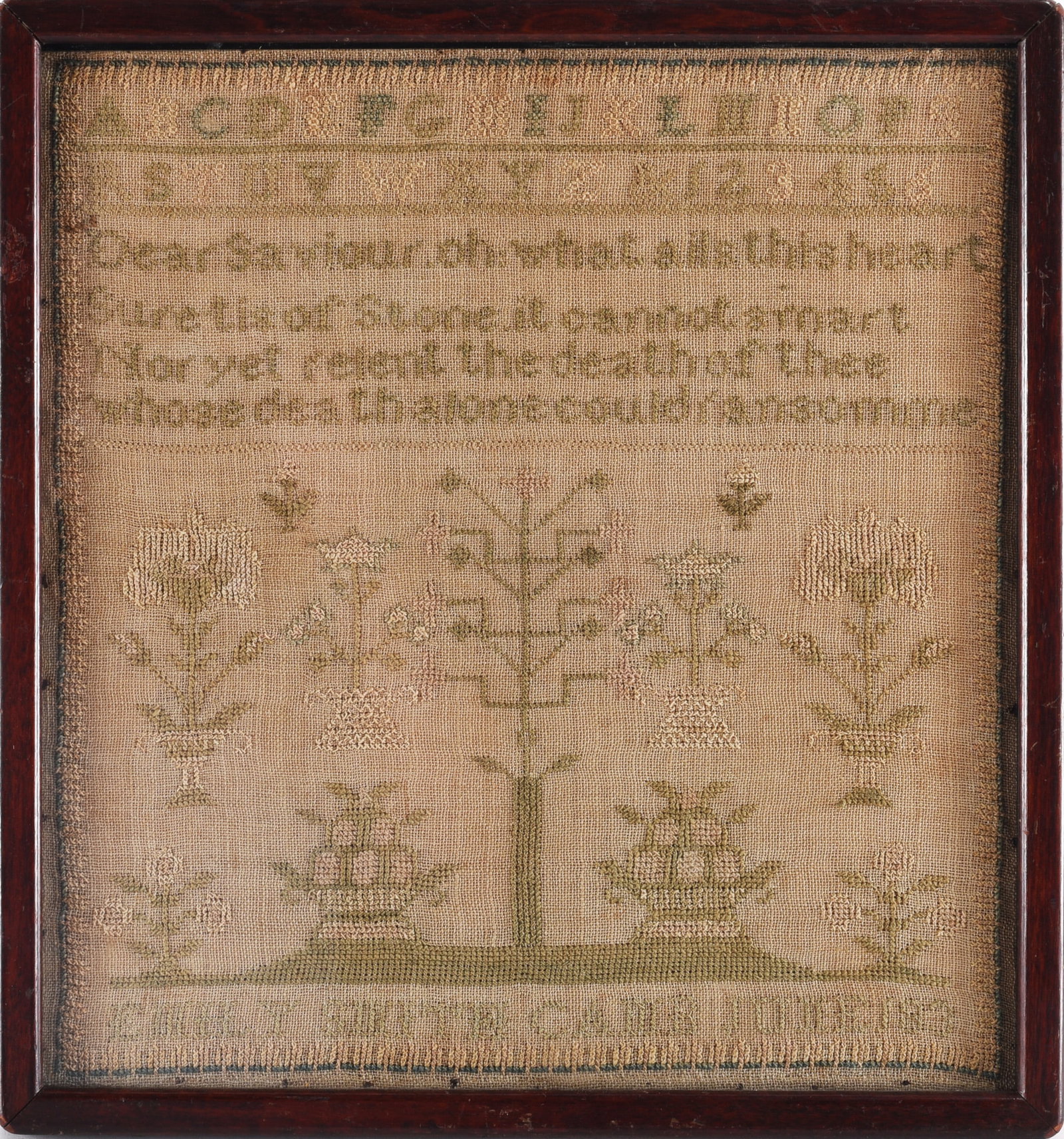 Emily Smith Needle Work Sampler 183? (1 of 3)