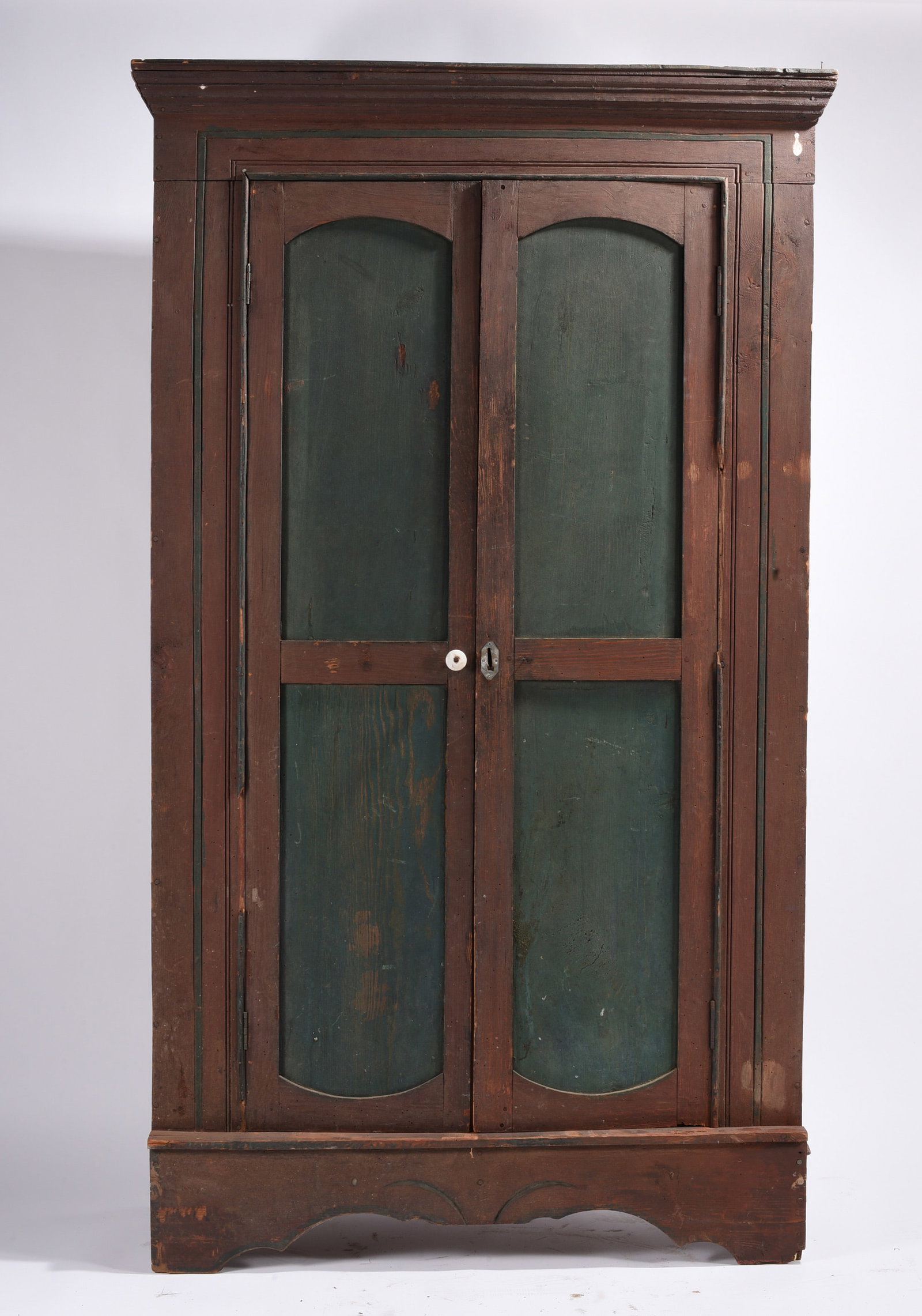 Folky Painted Southern Pine Cupboard (1 of 10)