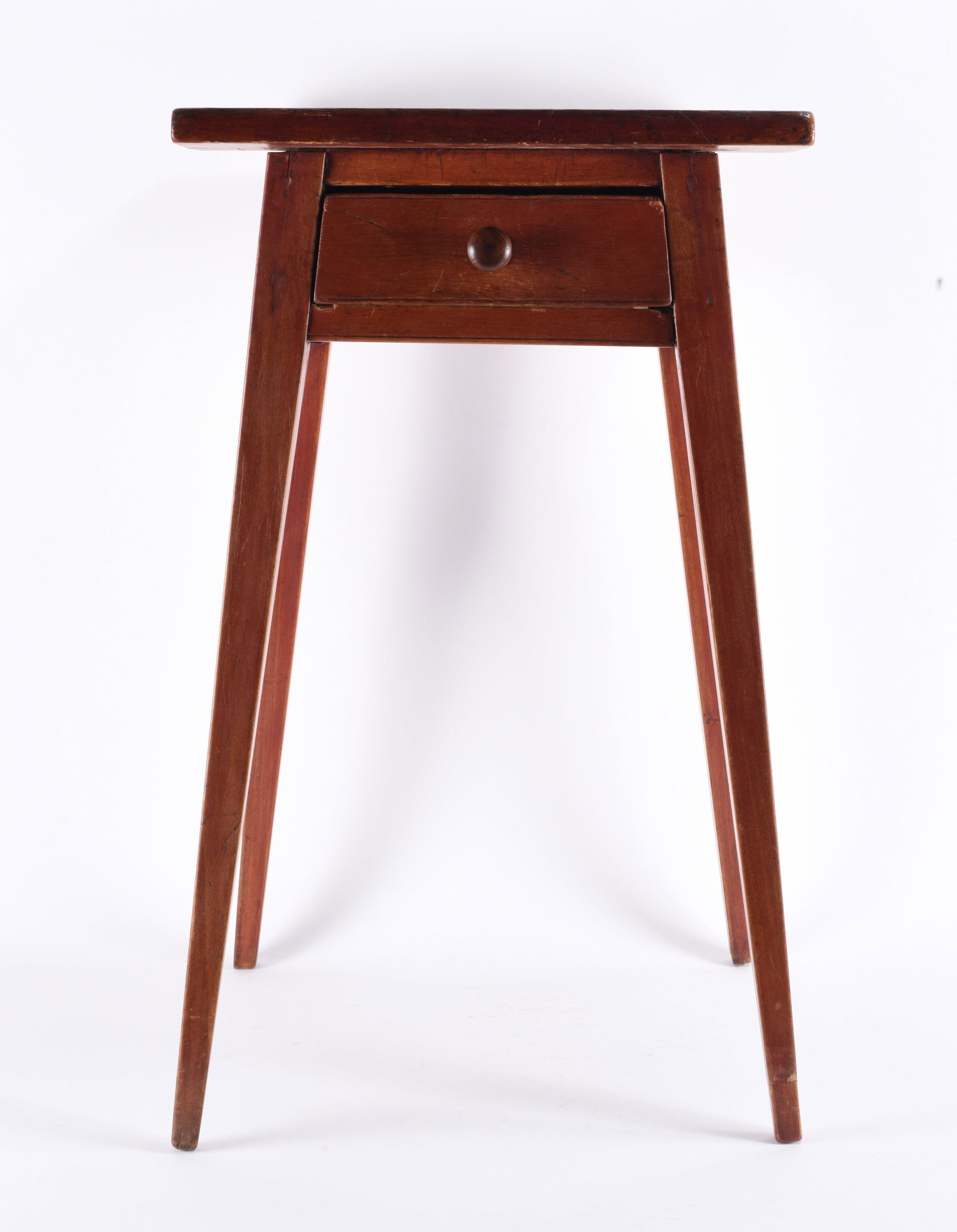 Outstanding Splayed Leg One Drawer Stand ca. 1840 (1 of 8)