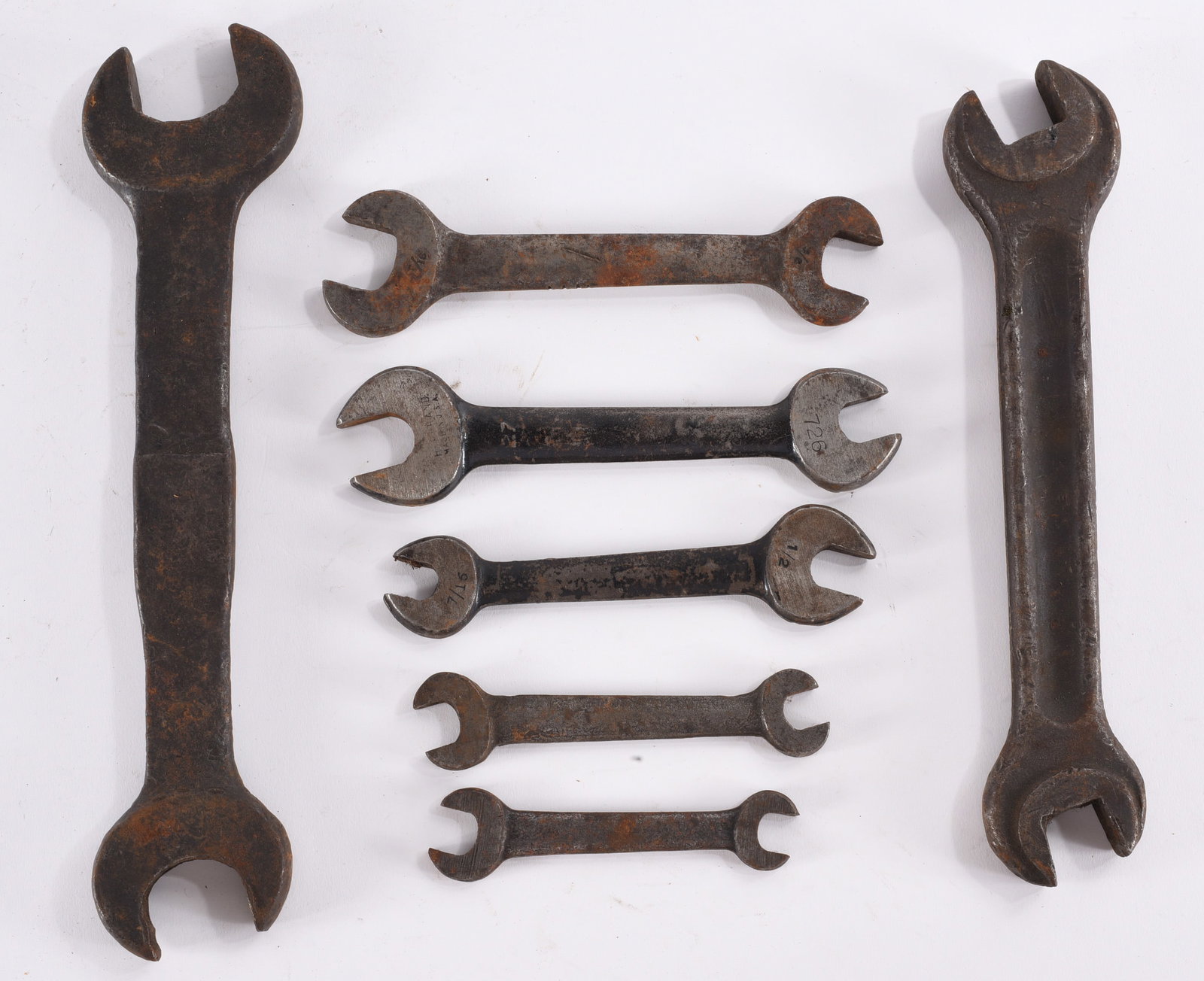Antique Wrench Group: Antique Wrench Group longest 11"