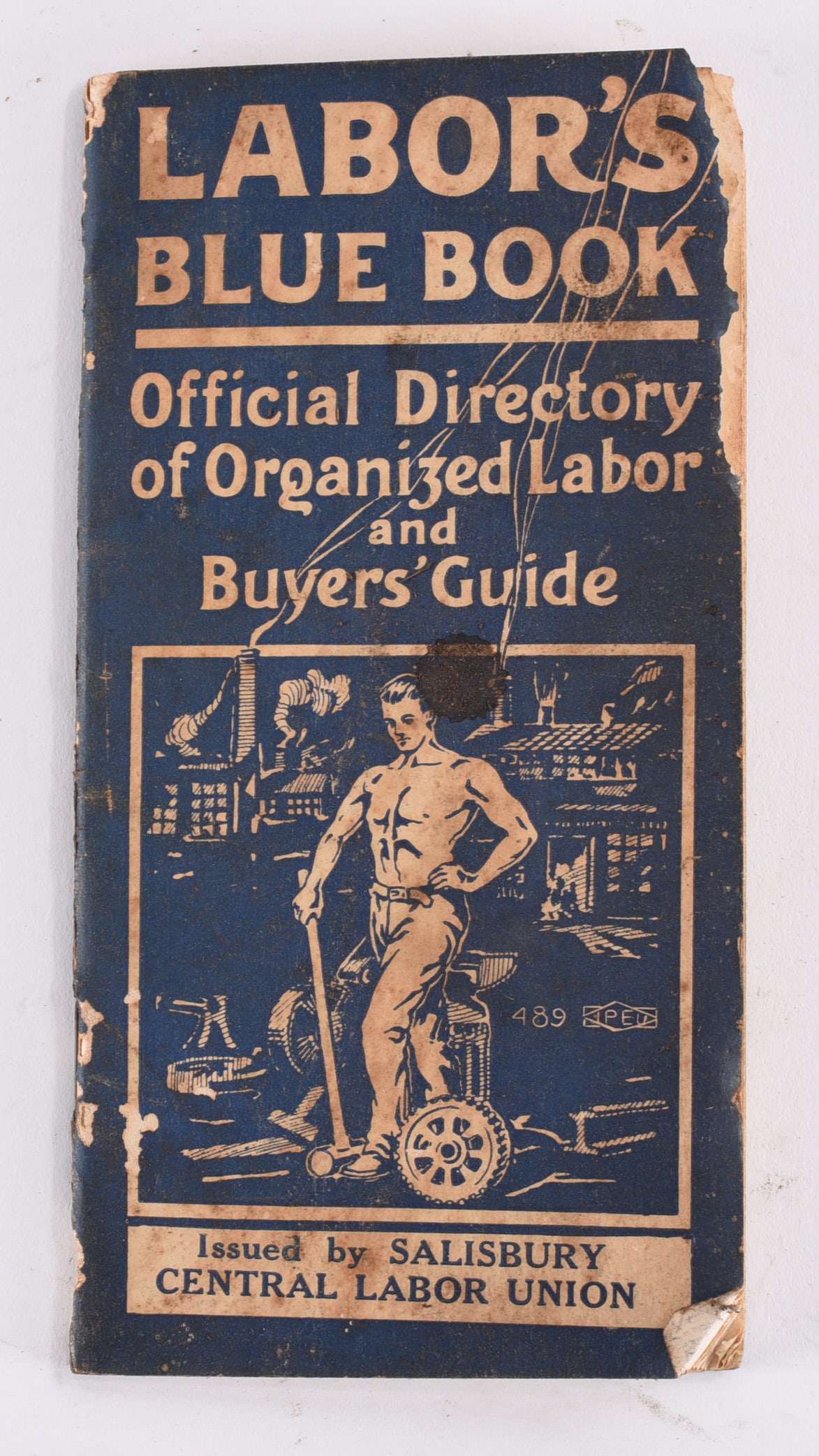 Salisbury Central Labor Union Blue Book (1 of 1)