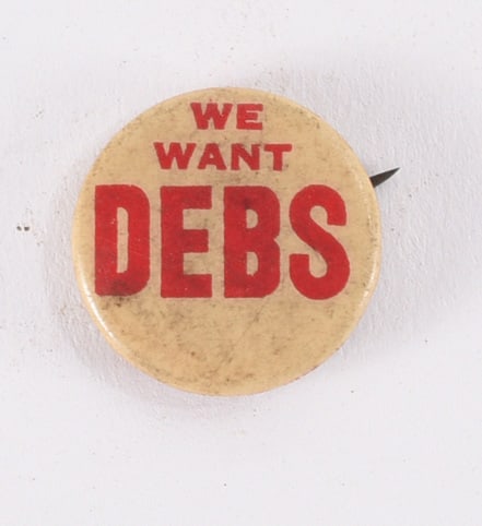 We Want Debs Pin Button (1 of 2)