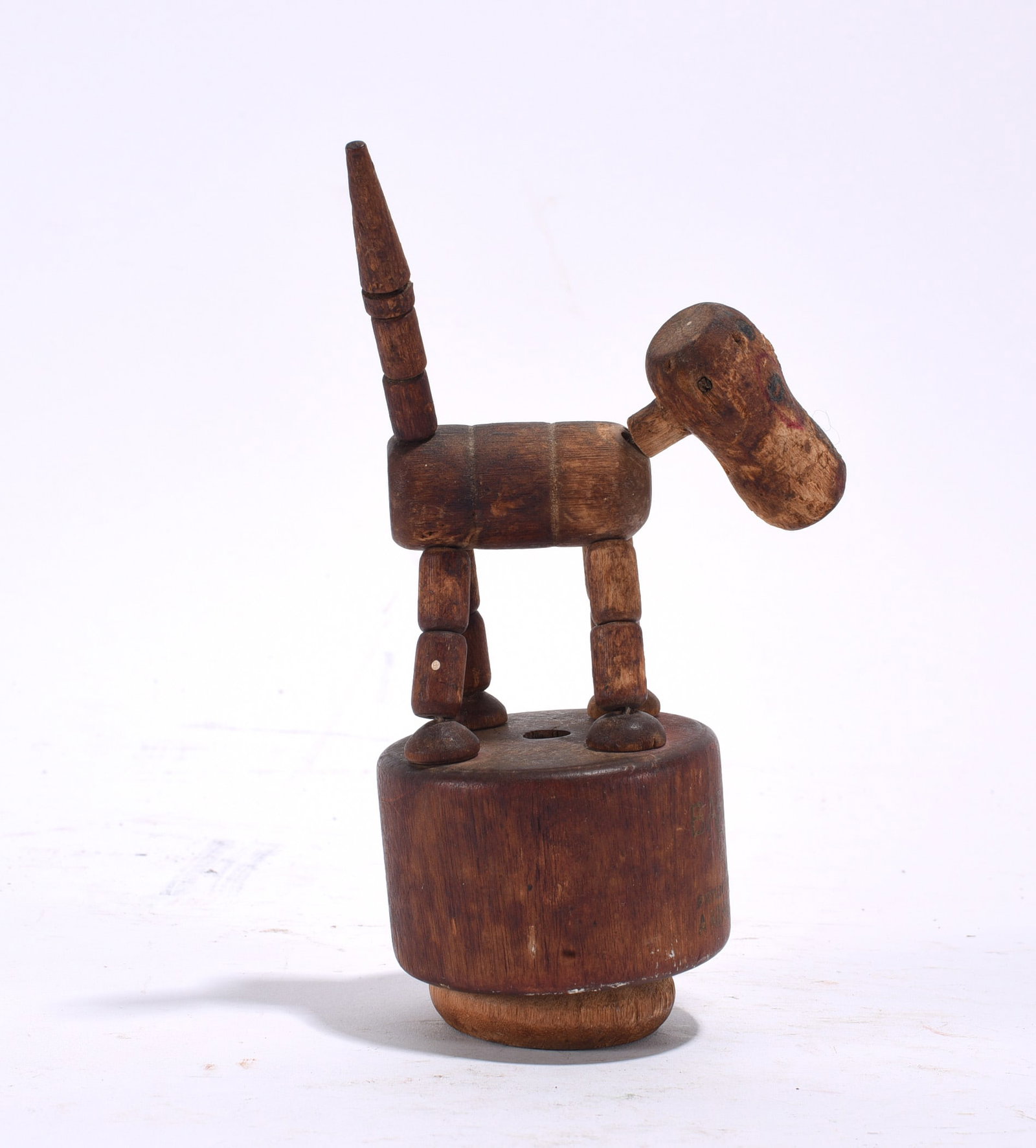 Vintage Wooden Fall Apart Dog Toy (1 of 2)