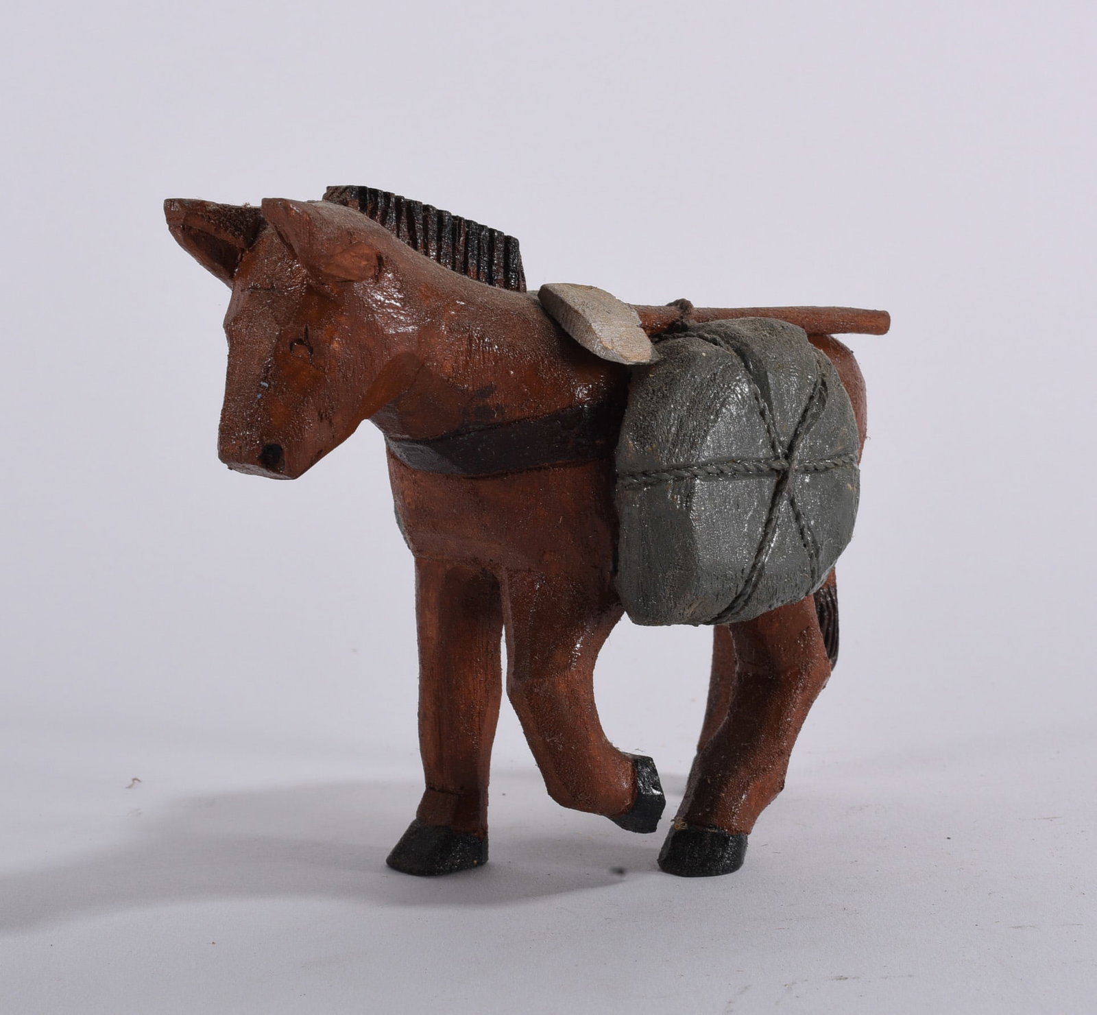 Clyde Herman Folk Art Wood Carving: Clyde Herman Folk Art Wood Carving 5"x4" Clyde Herman carved 100's of carvings from the mid 1970s to the early 2000s. He was from Mercer, PA