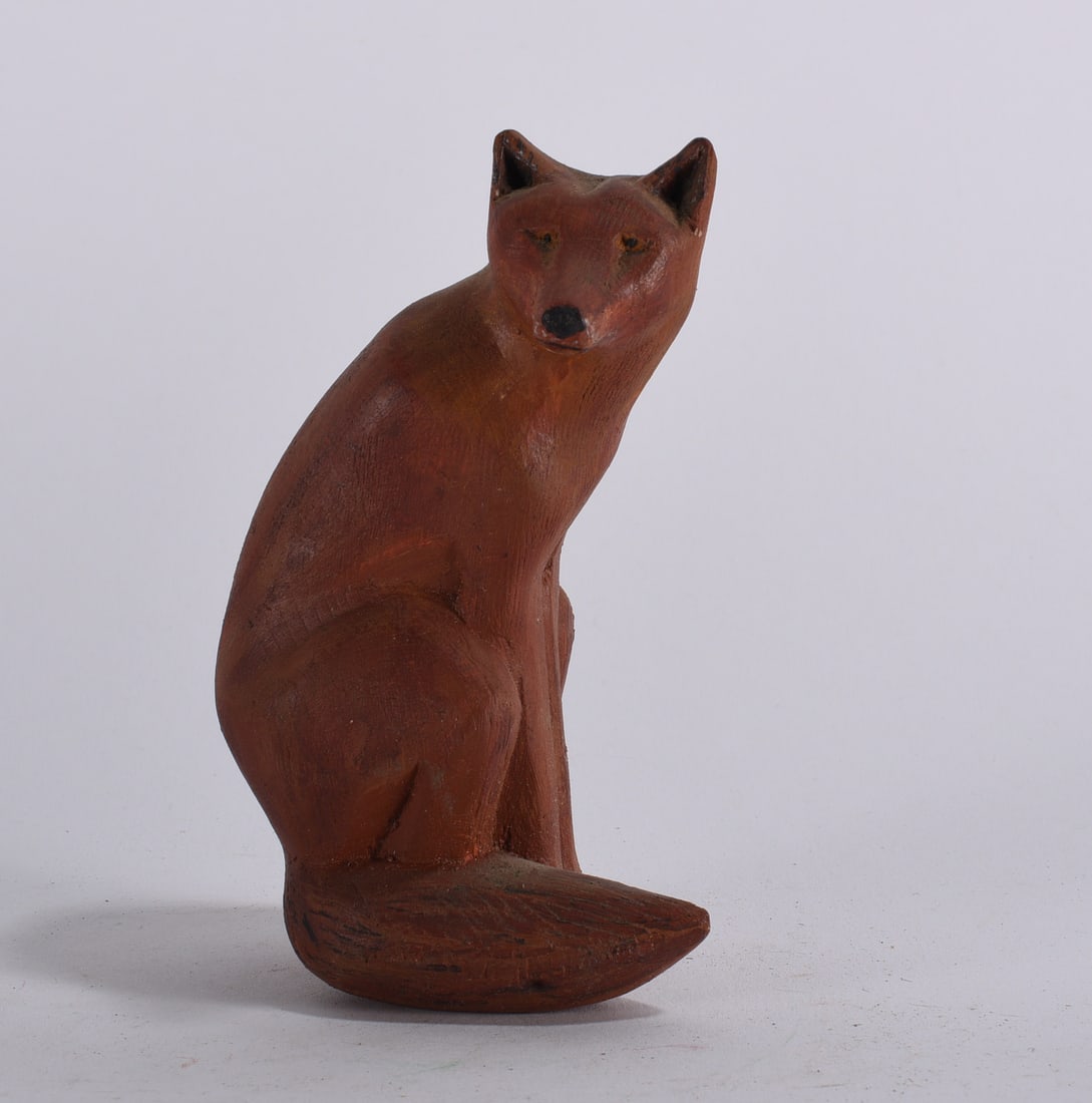 Clyde Herman Folk Art Wood Carving: Clyde Herman Folk Art Wood Carving 5" Clyde Herman carved 100's of carvings from the mid 1970s to the early 2000s. He was from Mercer, PA