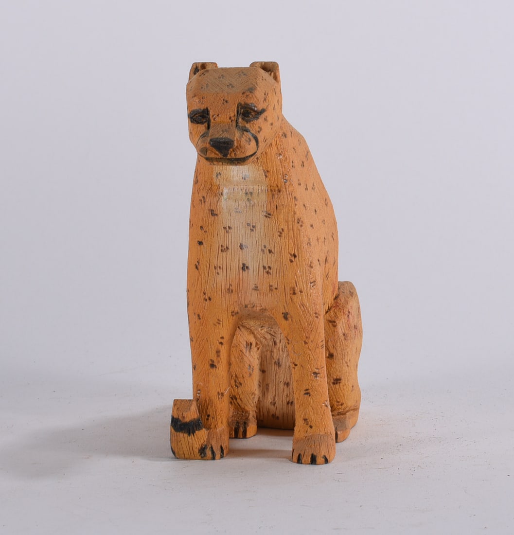 Clyde Herman Folk Art Wood Carving: Clyde Herman Folk Art Wood Carving 5"x4" Clyde Herman carved 100's of carvings from the mid 1970s to the early 2000s. He was from Mercer, PA