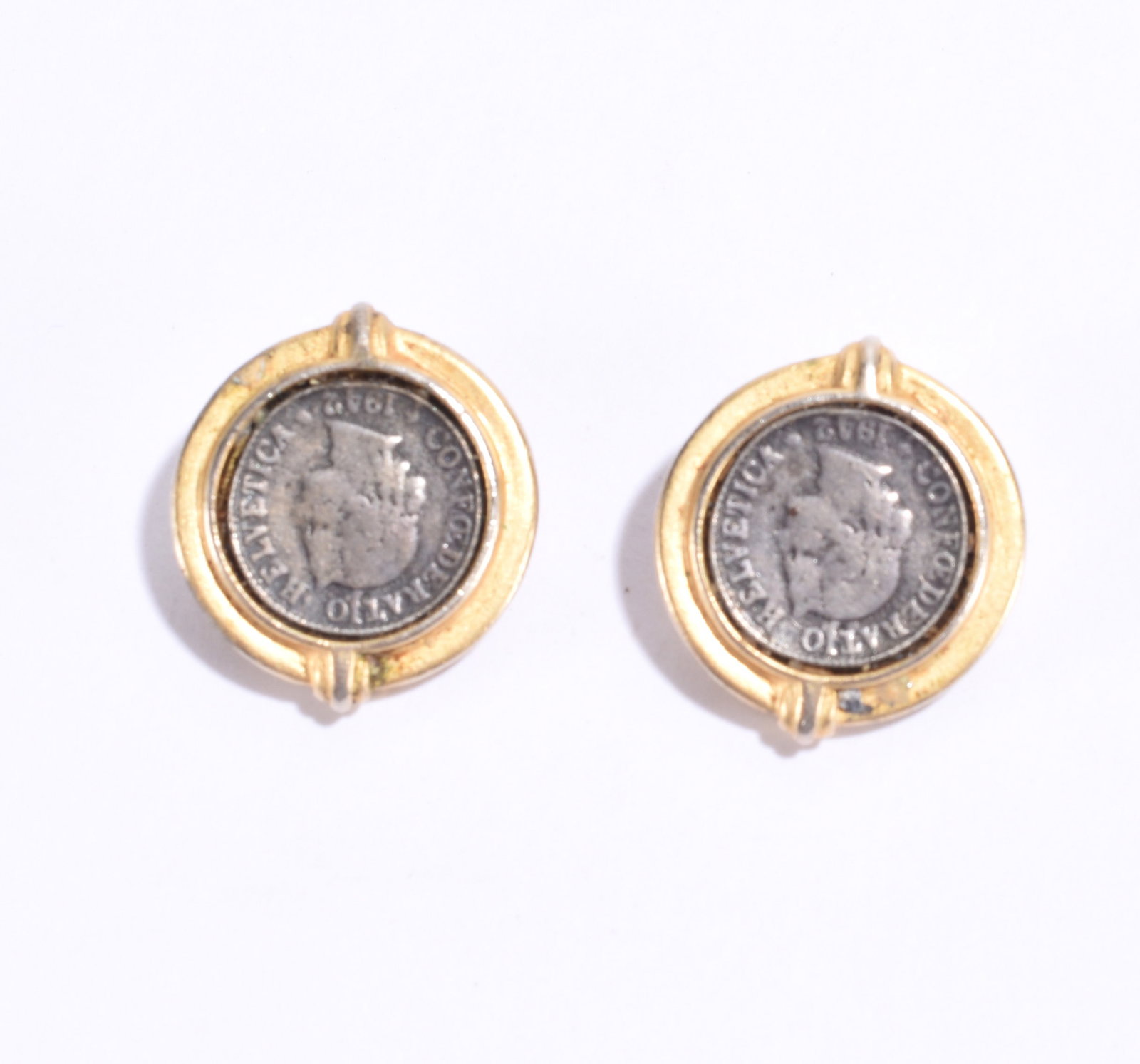 Silver Coin Earrings (1 of 2)