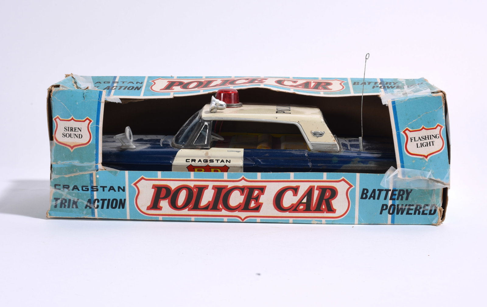 Cragstan Battery Powered Police Car in Original Box (1 of 3)