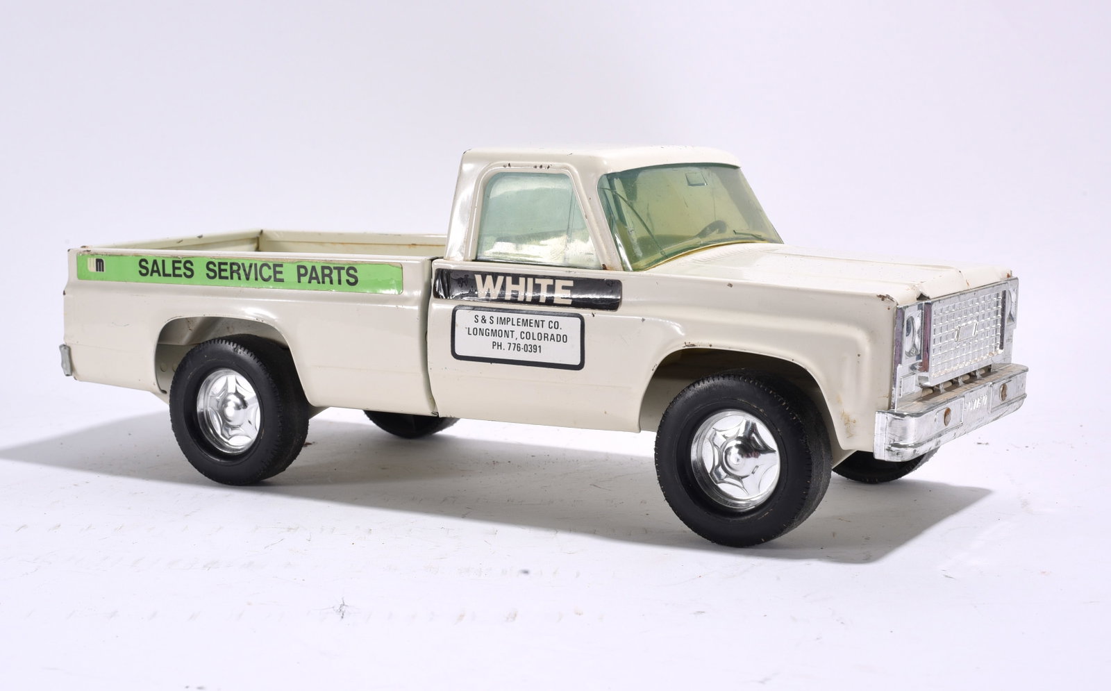 White Sales Service Parts Pickup Truck Toy (1 of 3)