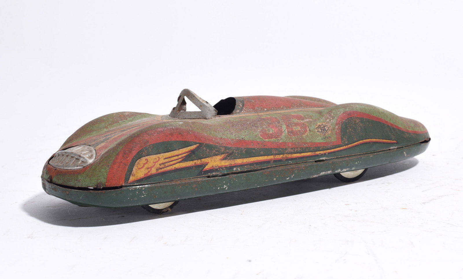 Japanese Tin Lithograph No. 55 Speed Racer (1 of 2)
