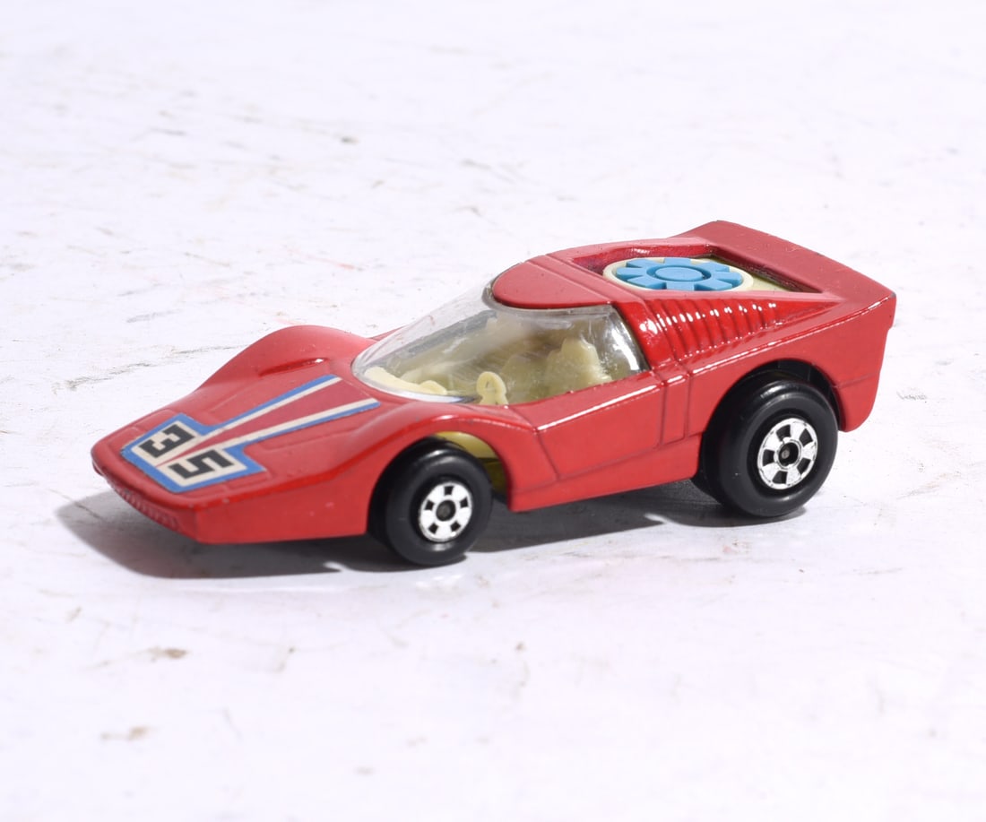 Red Plastic Race Car Toy (1 of 3)
