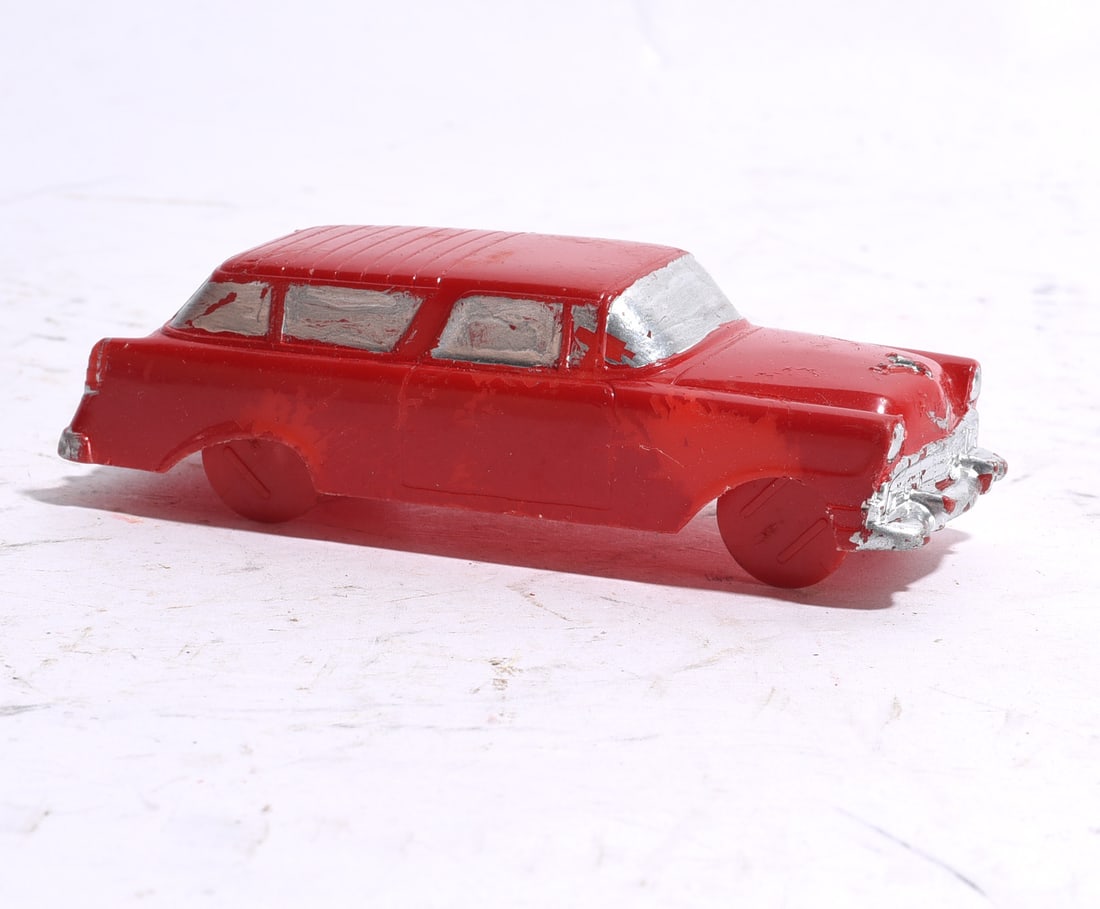 Red Plastic Station Wagon (1 of 2)