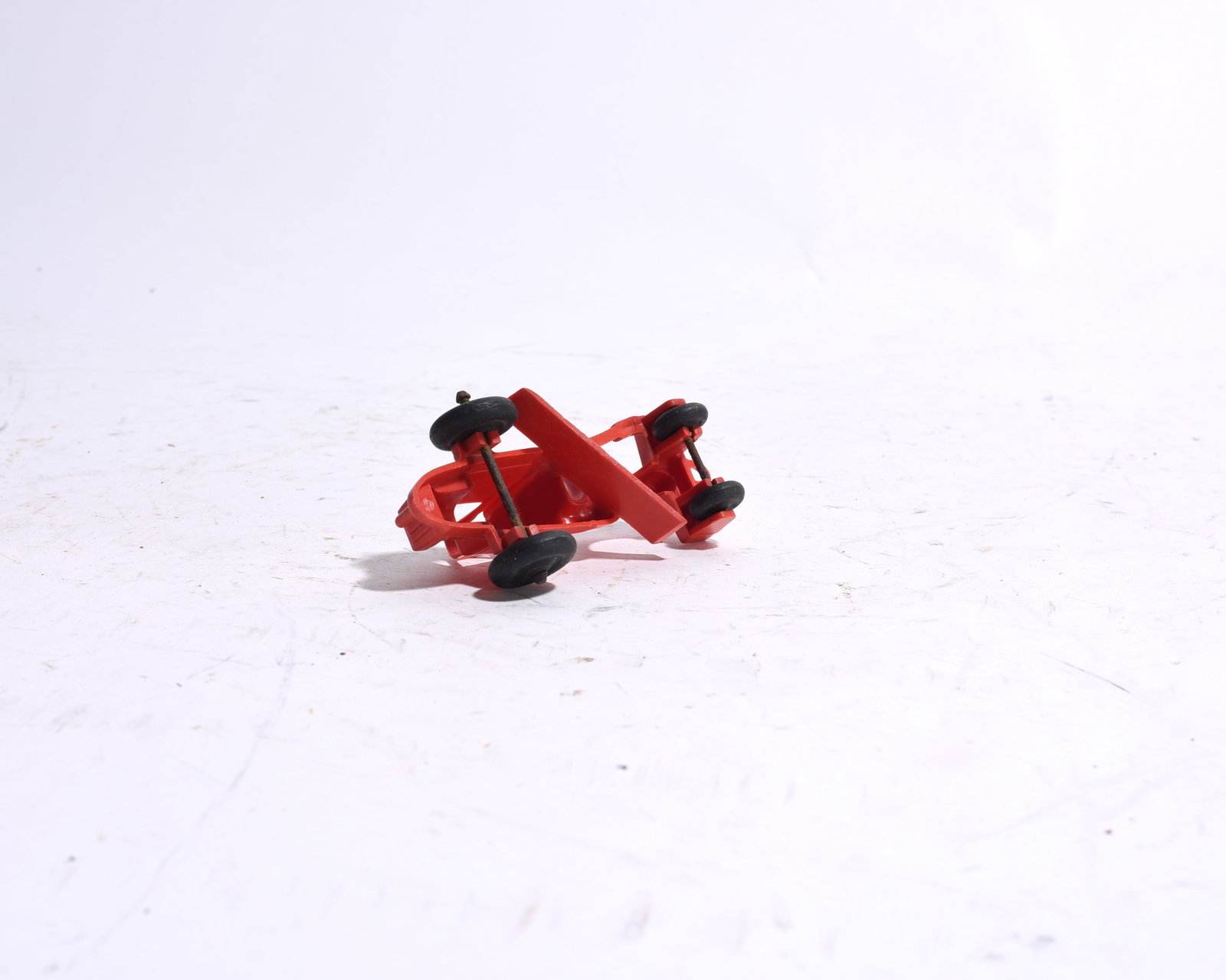 Red Plastic Road Grader - 3