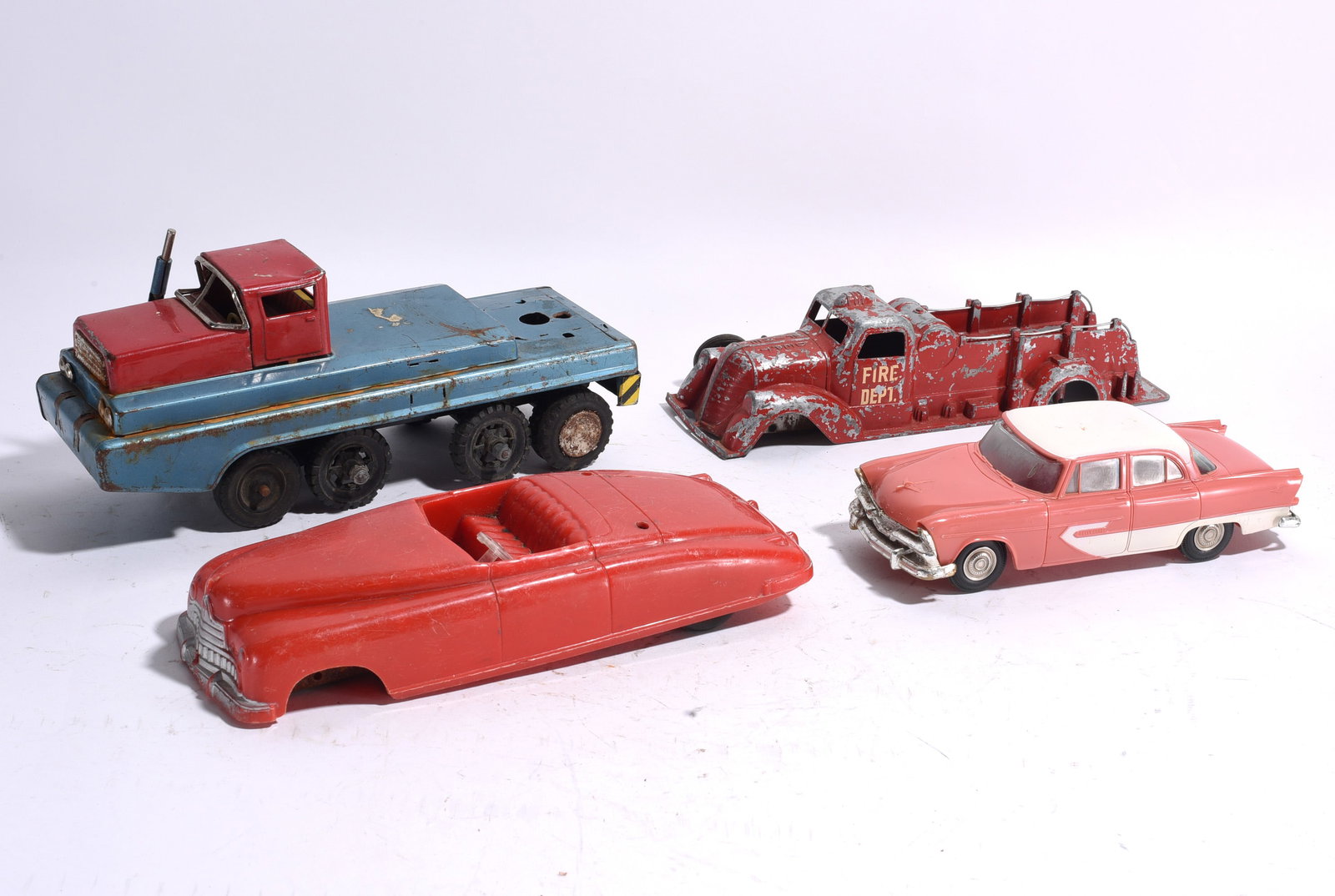 Assorted Vintage Toy Vehicle Bodies and Truck Group (1 of 1)