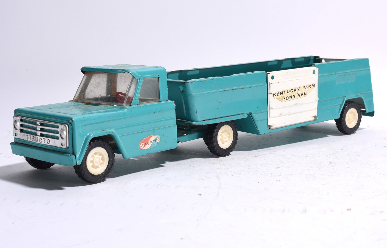Structo Kentucky Farm Pony Van Truck and Trailer (1 of 2)