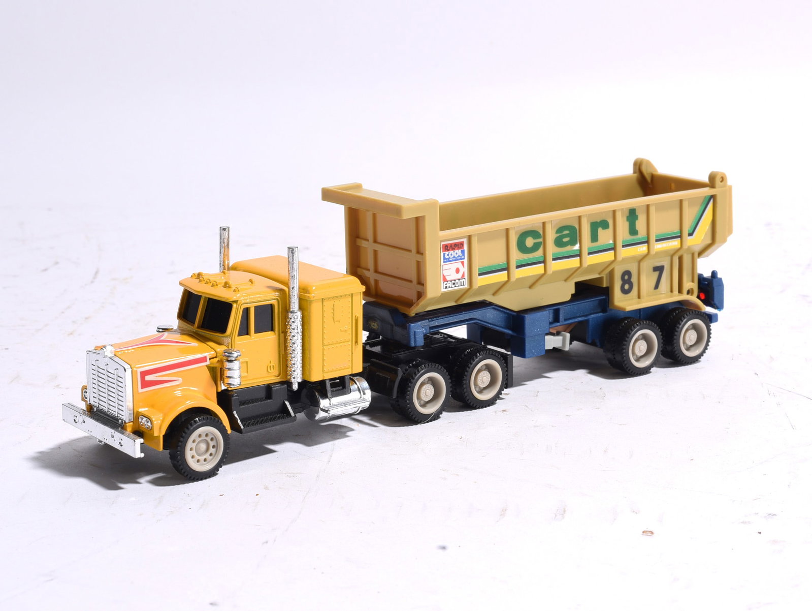 Car Transport Semi Tractor and Dump Trailer (1 of 2)