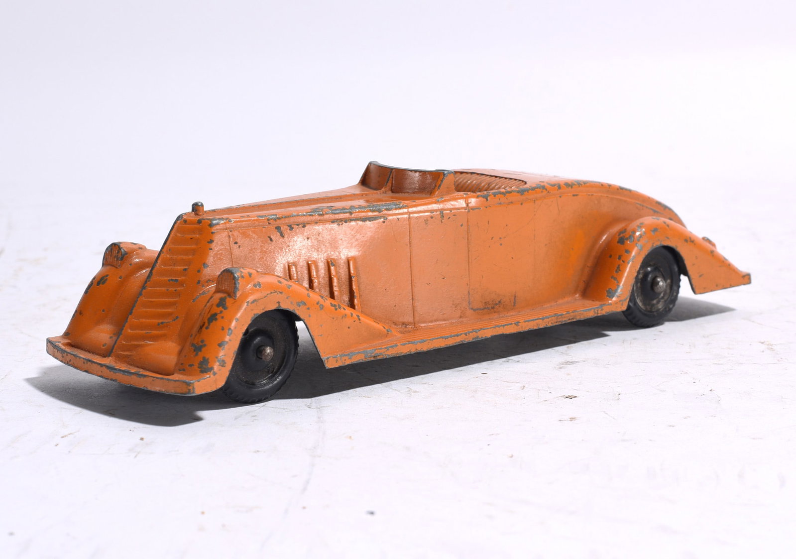 Orange Cast Iron Streamlined Open Tourer (1 of 2)