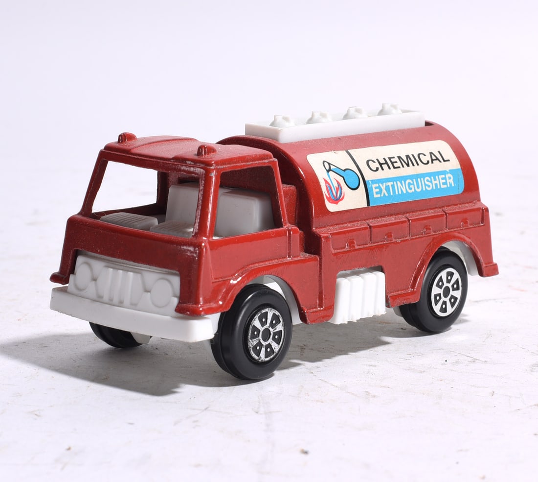 Vintage Toy Dump Truck and Fire Engine Body Group (1 of 2)