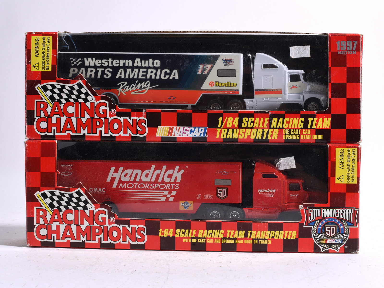 Racing Champions NASCAR Team Transporter Pair (1 of 2)
