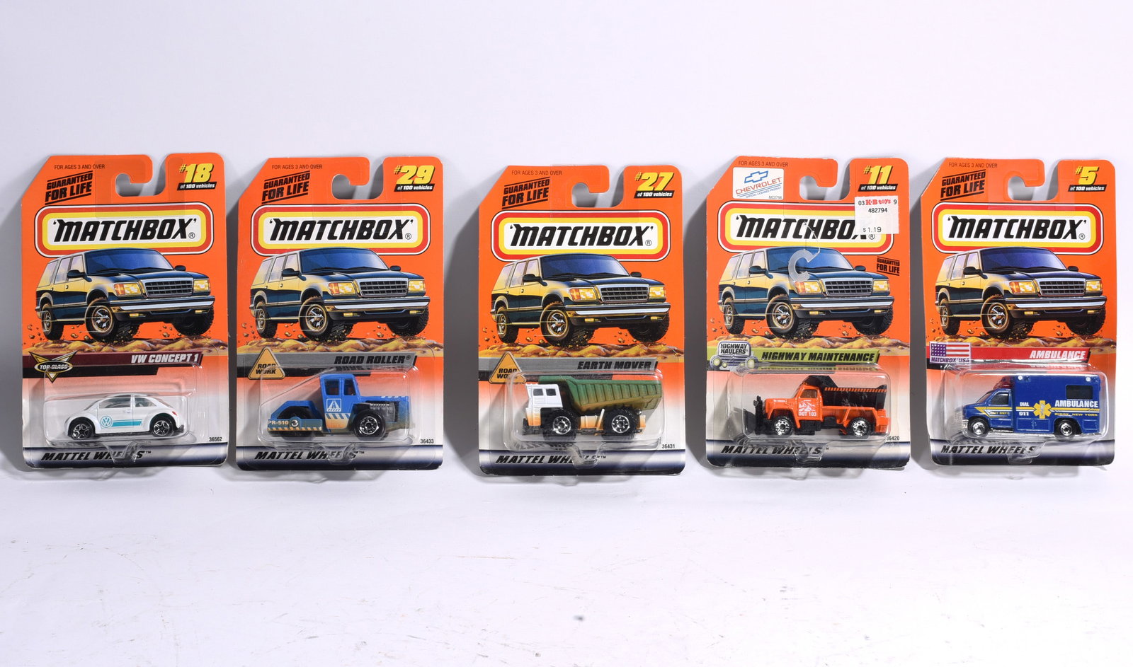 Matchbox Cars New In the Package (1 of 1)