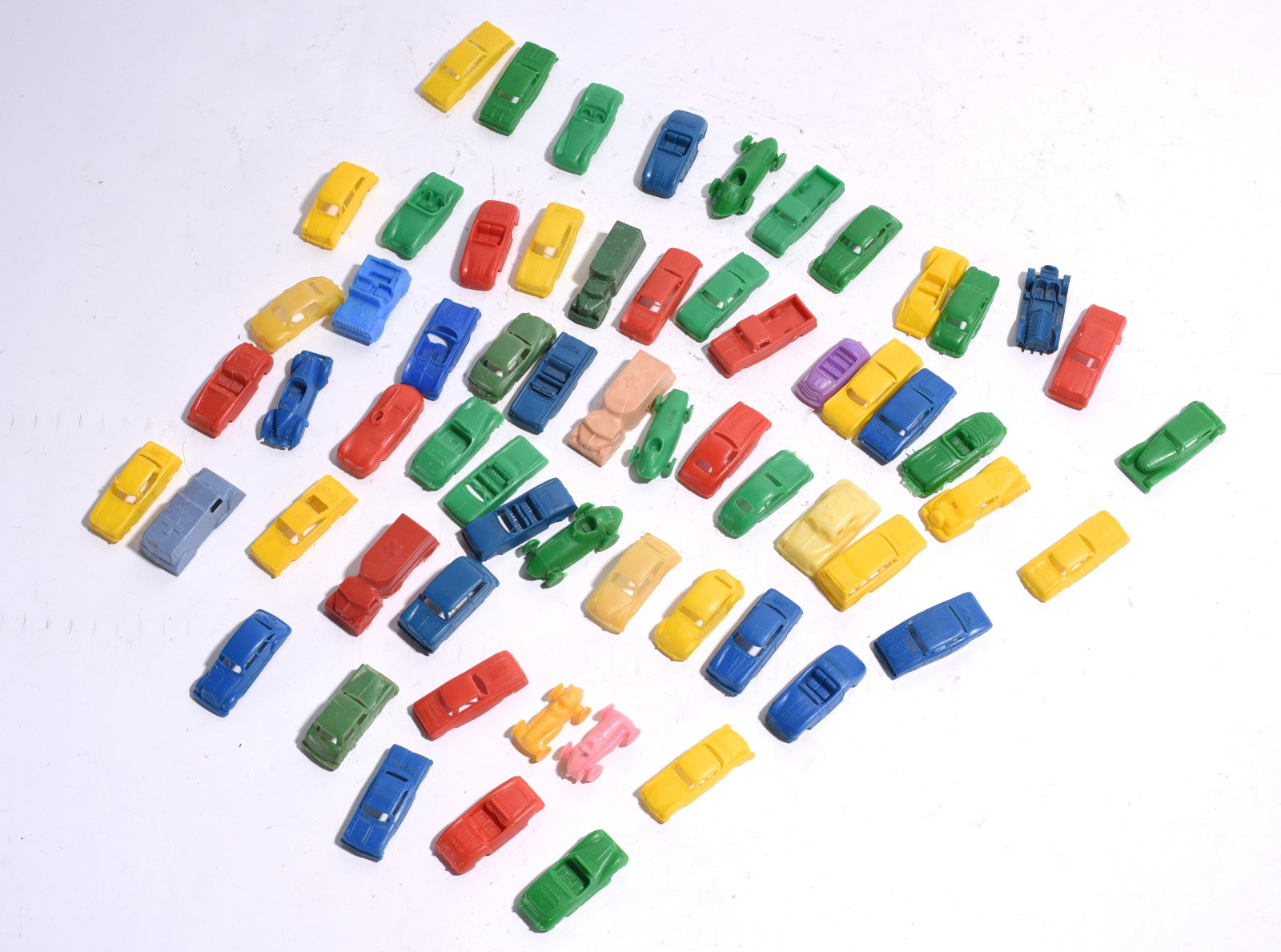 Collection of Miniature Plastic Toy Vehicles (1 of 1)