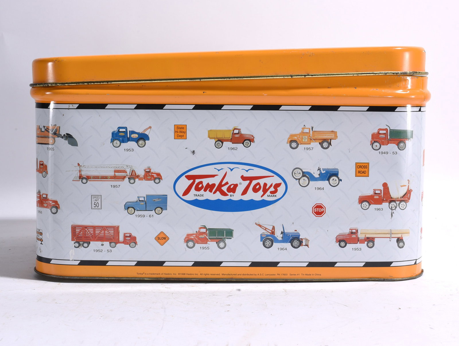 Tonka Toys Collector Tin with Vehicle Graphics: Tonka Toys Collector Tin with Vehicle Graphics